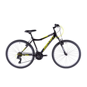 Bicicleta Adulto com Suspens&atilde;o Roda 26'' 21V Play Preta Eleven Sports