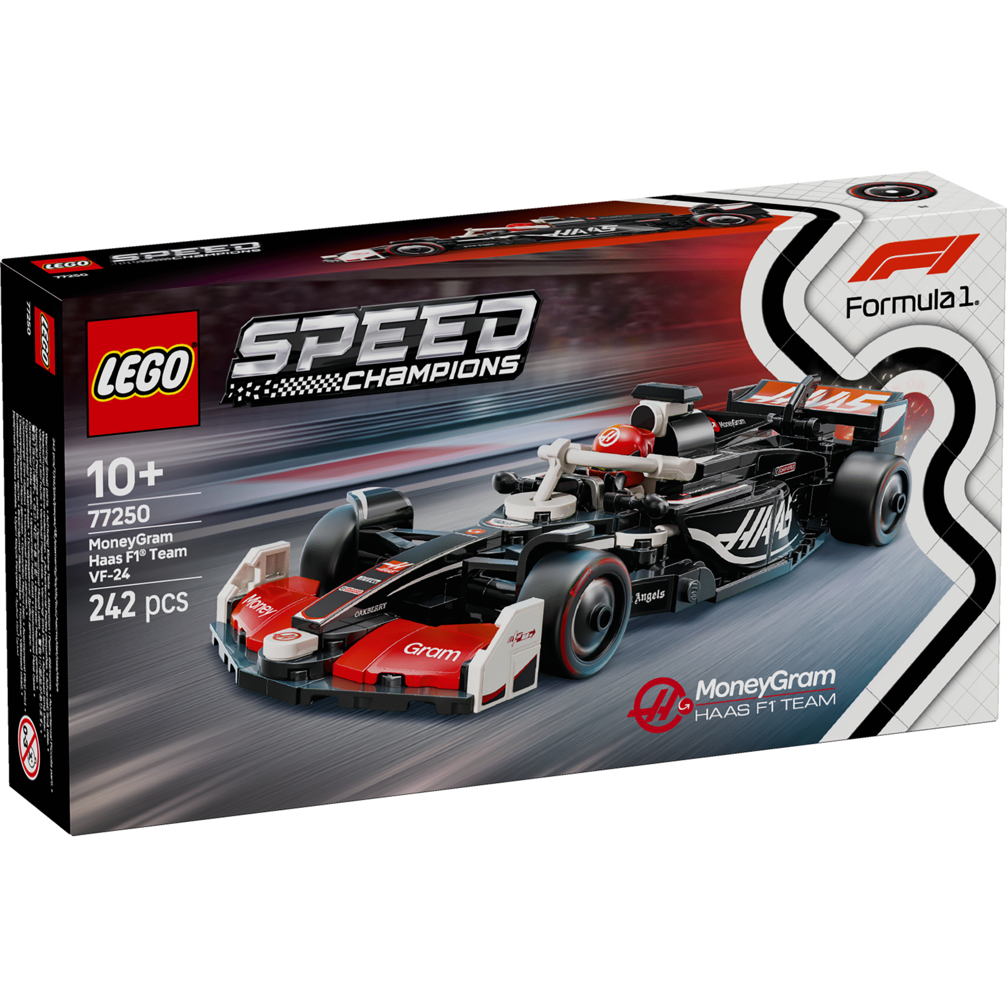 LEGO Speed Champions - Carro de Corrida MoneyGram Haas F1 Team VF-24 - 77250