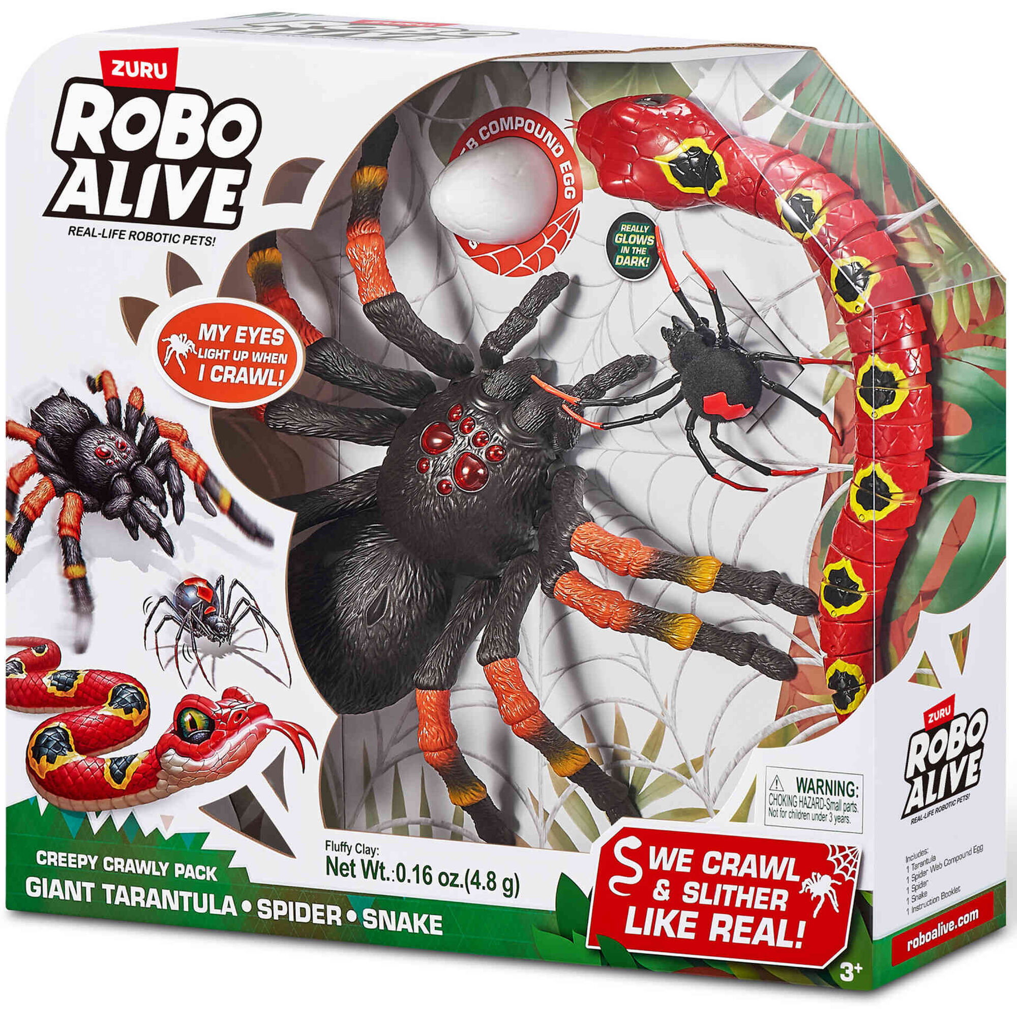 Conjunto de 3 Robôs Répteis