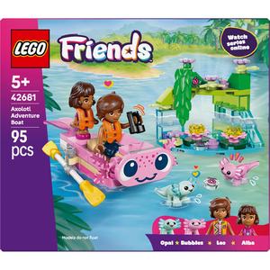 LEGO Friends - Barco de Aventuras em Forma de Axolote - 42681
