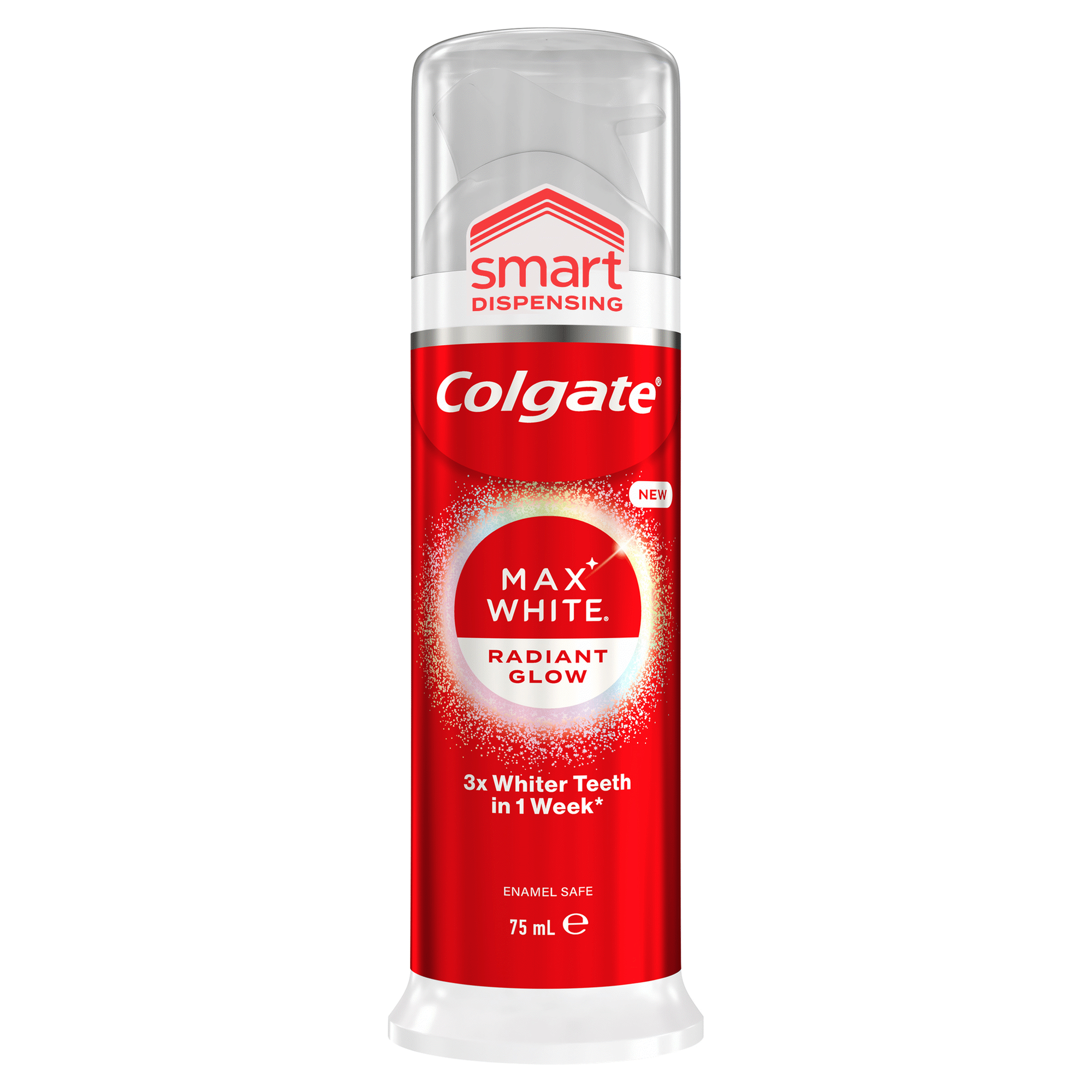 Pasta de Dentes Pump Radiant Glow Colgate Max White
