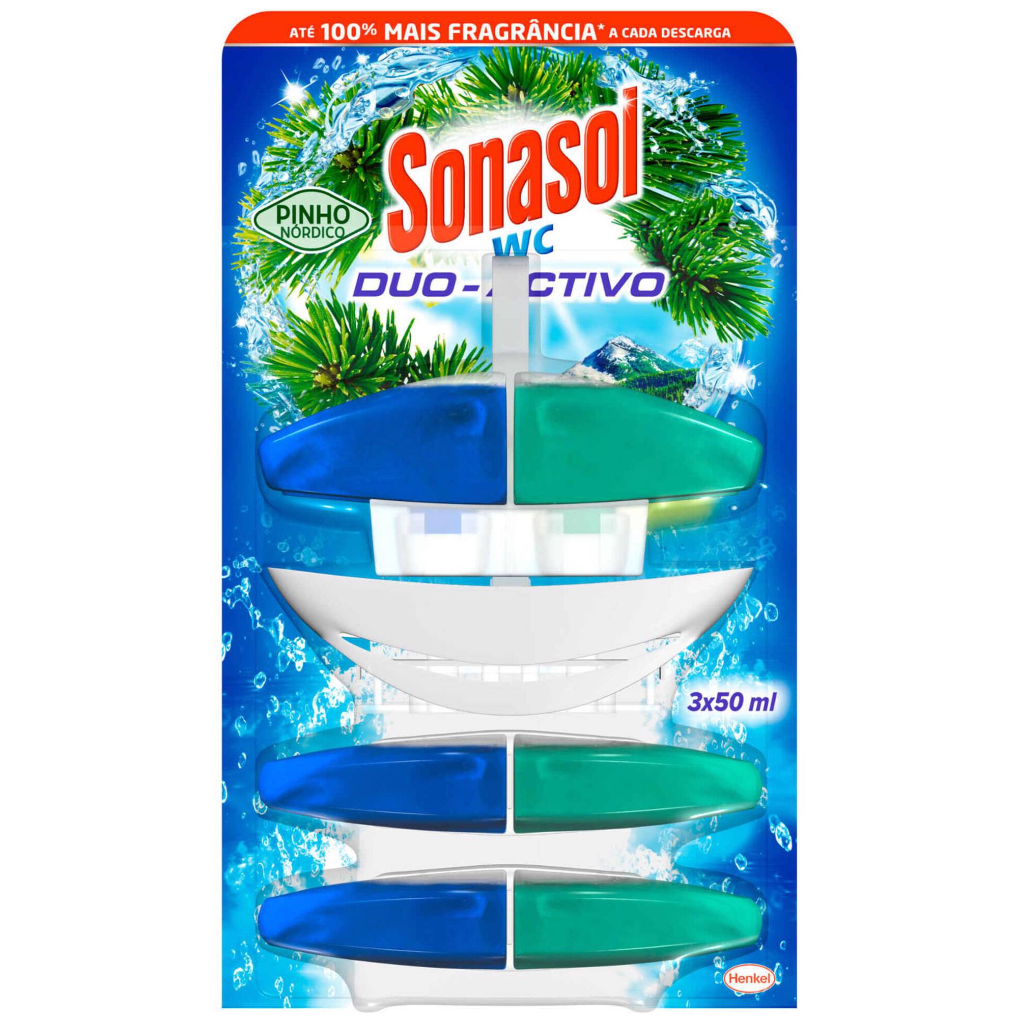 Bloco Sanitário Duo Activo Pinho + 2 Recargas Bloco Sanitário Duo Activo Pinho + 2 Recargas