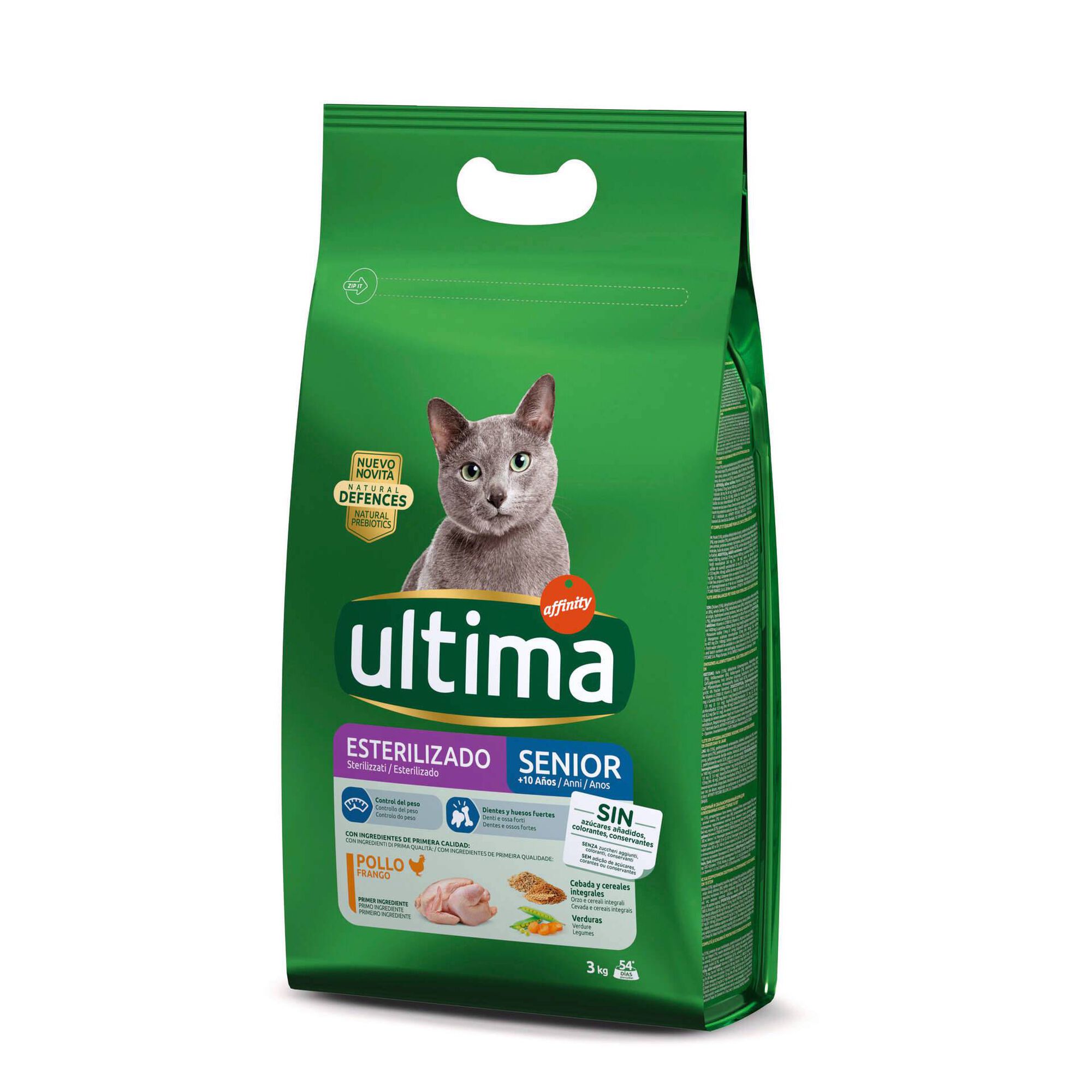Ração para Gato Sénior Esterilizado Frango Ração para Gato Sénior Esterilizado Frango