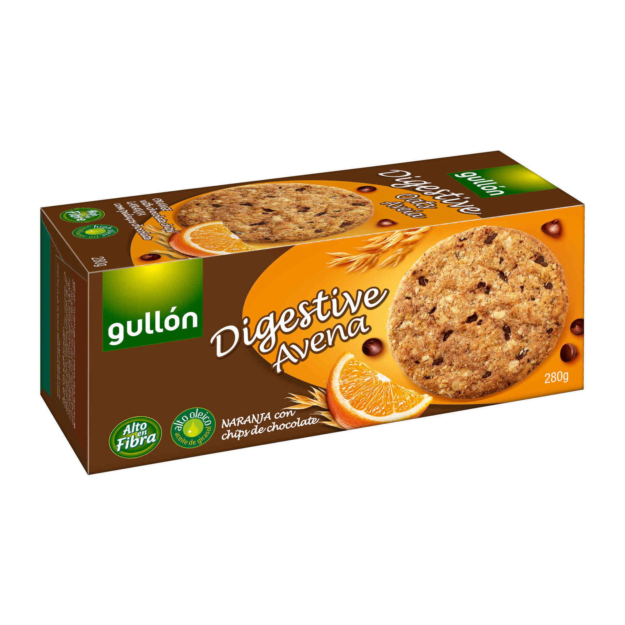 Bolachas Digestivas de Aveia, Chocolate e Laranja
