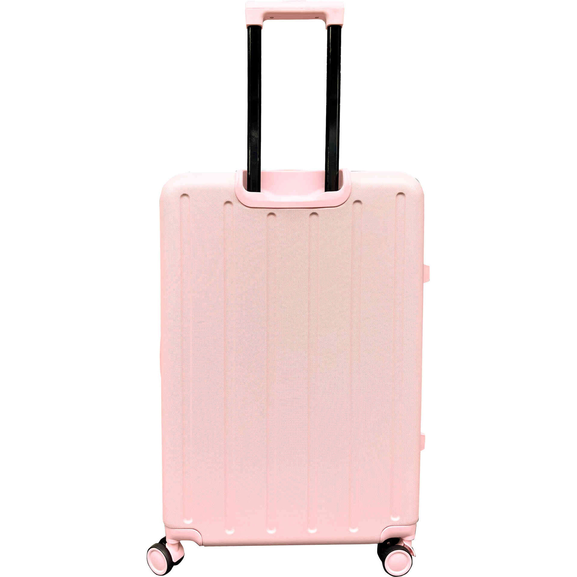 Mala de Viagem Média 4 Rodas Rosa Marshmallow