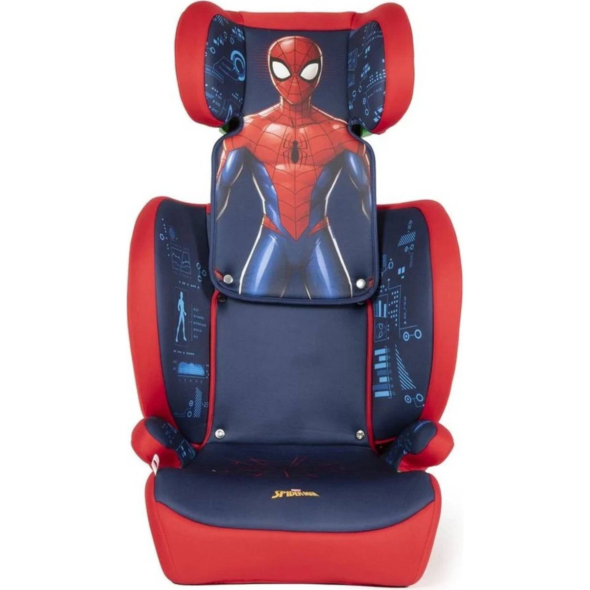 Cadeira Auto I-Size 100-150cm Spider Azul e Vermelho Disney