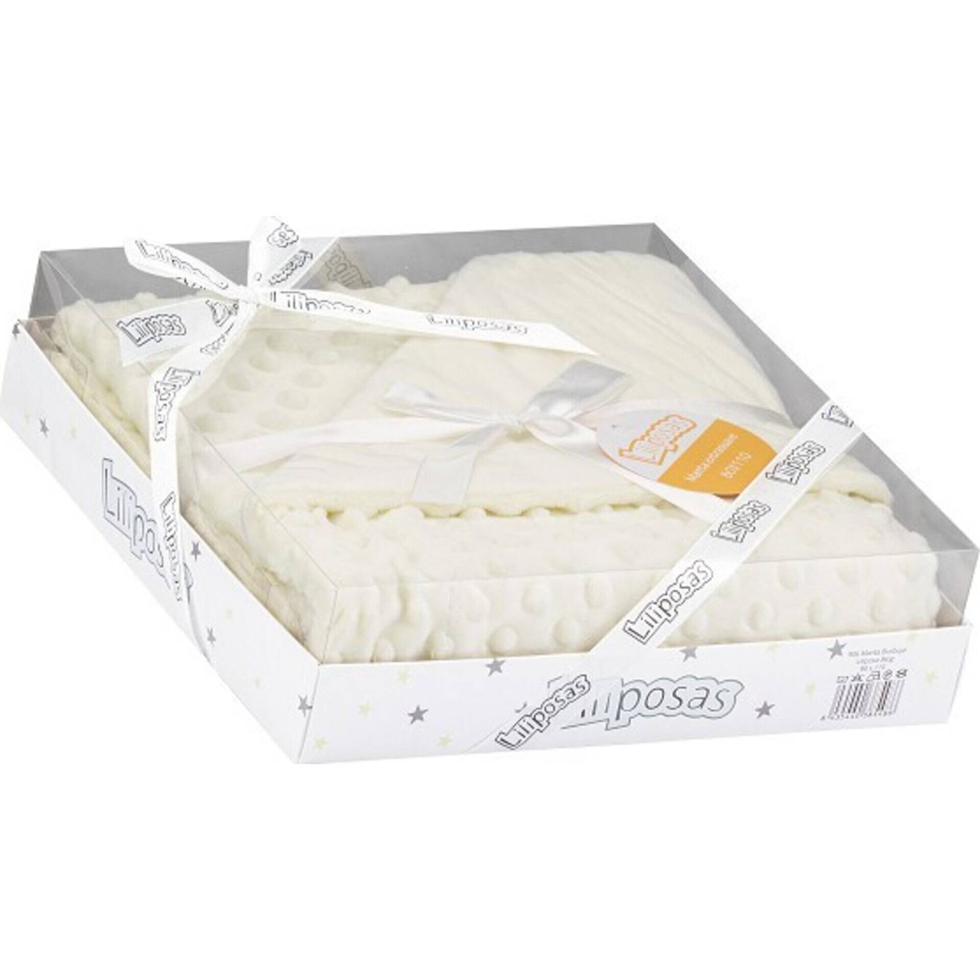 Manta Polar com Bolinhas Pérola