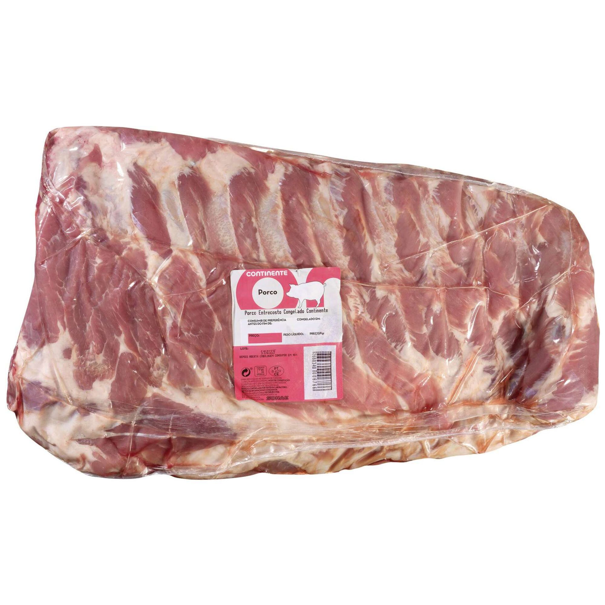 Entrecosto de Porco Congelado