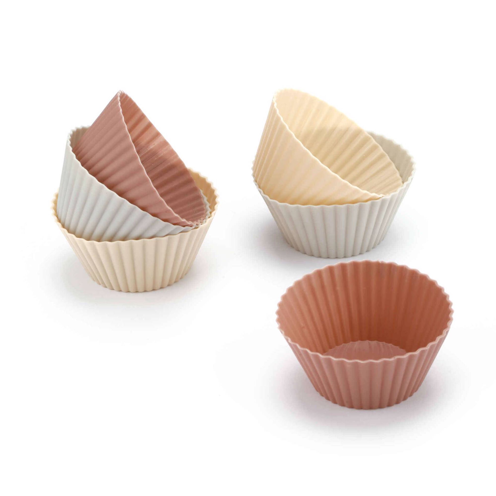 Conjunto 6 Formas Muffins Silicone 7cm Chefe