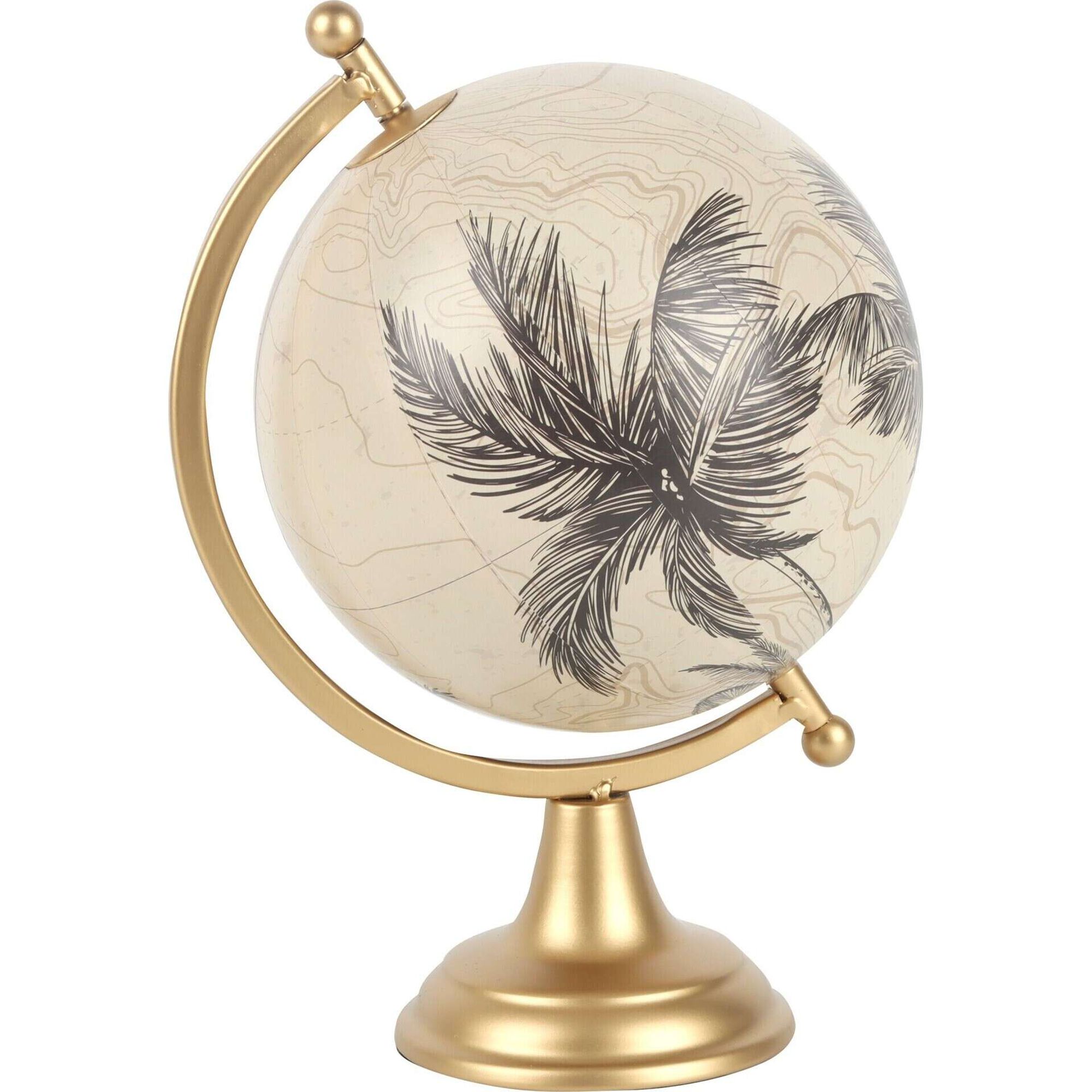 Globo Branco com Palmeiras