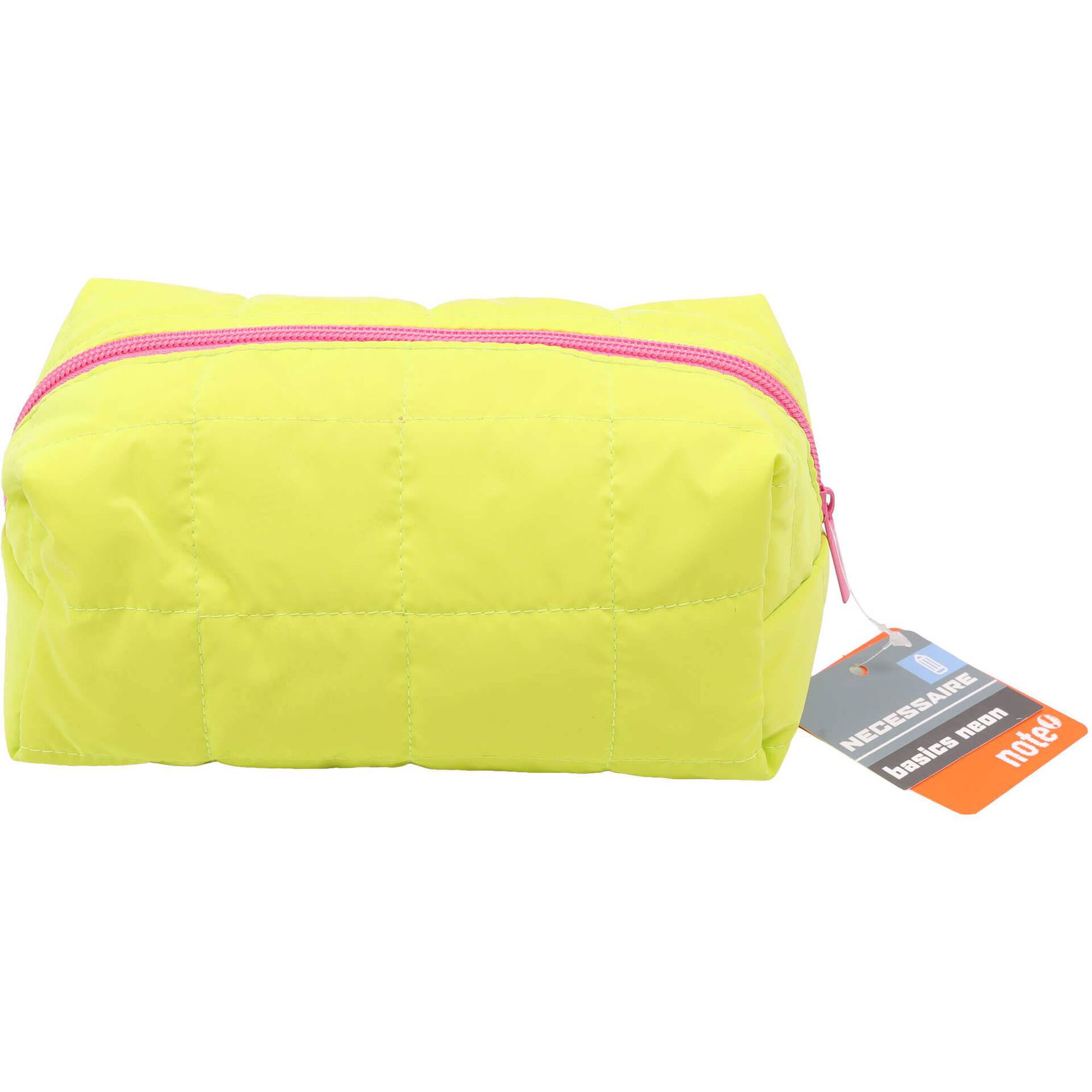 Necessaire Fluffy Neon Amarela Note!