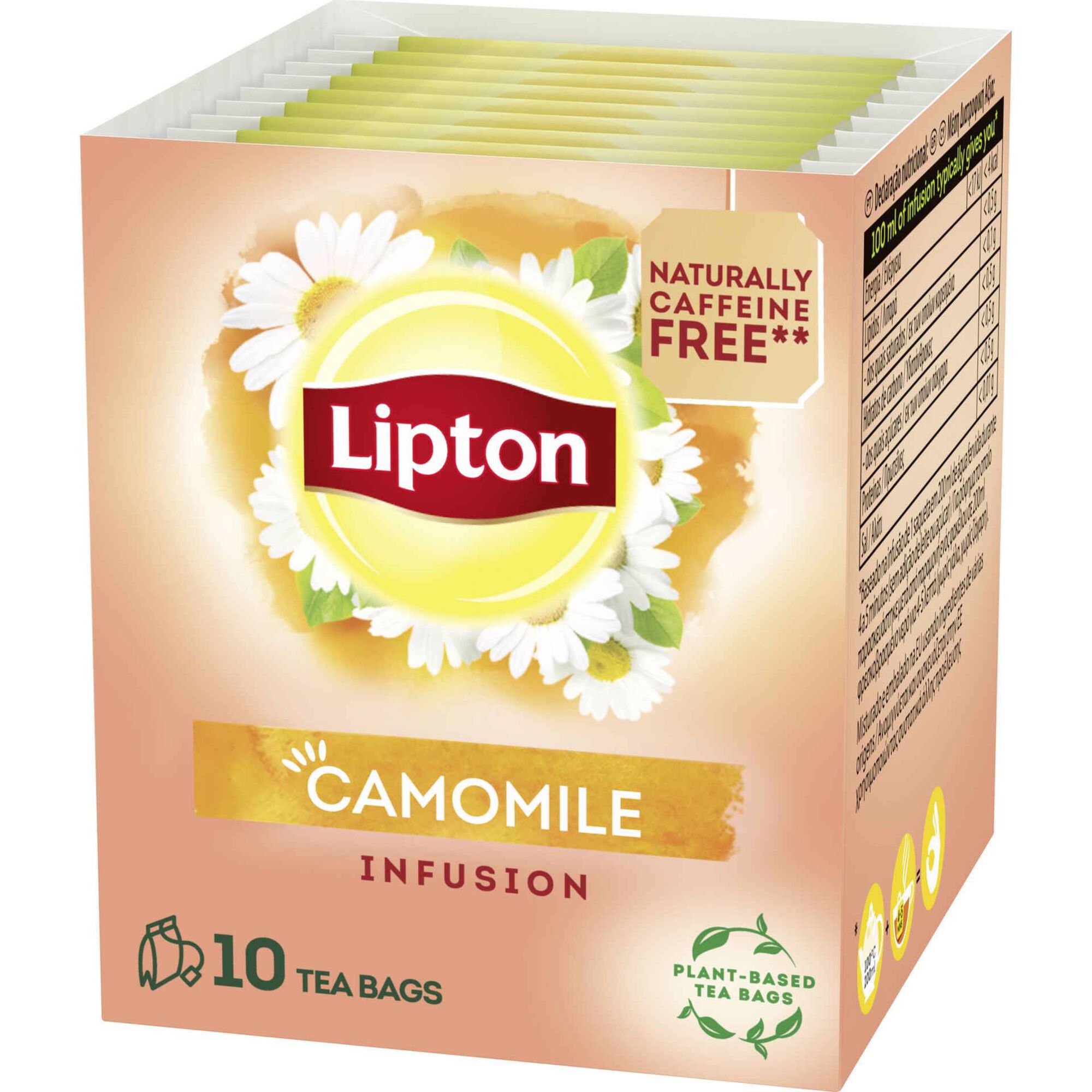 Infus&atilde;o de Camomila Saquetas Lipton