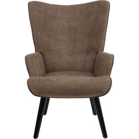 Poltrona Úrsula 74x66x96cm Castanho Poltrona Úrsula 74x66x96cm Castanho