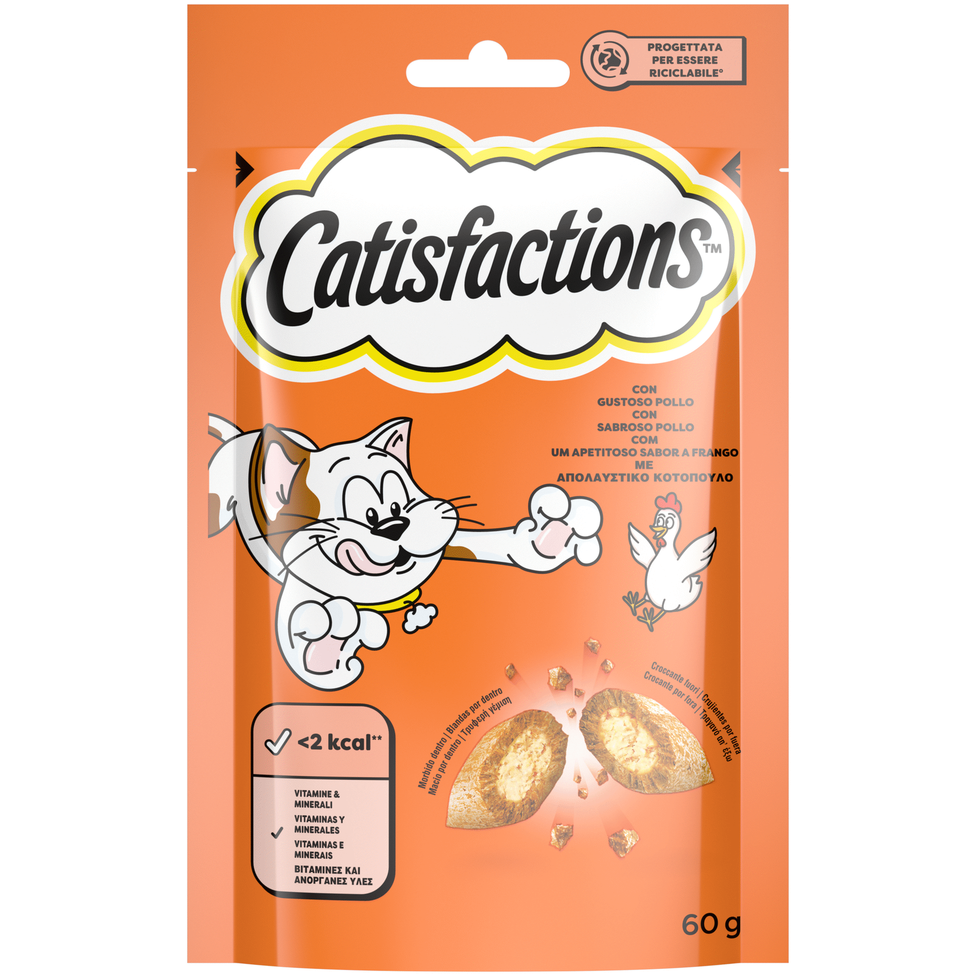 Snack para Gato Júnior e Adulto Frango
