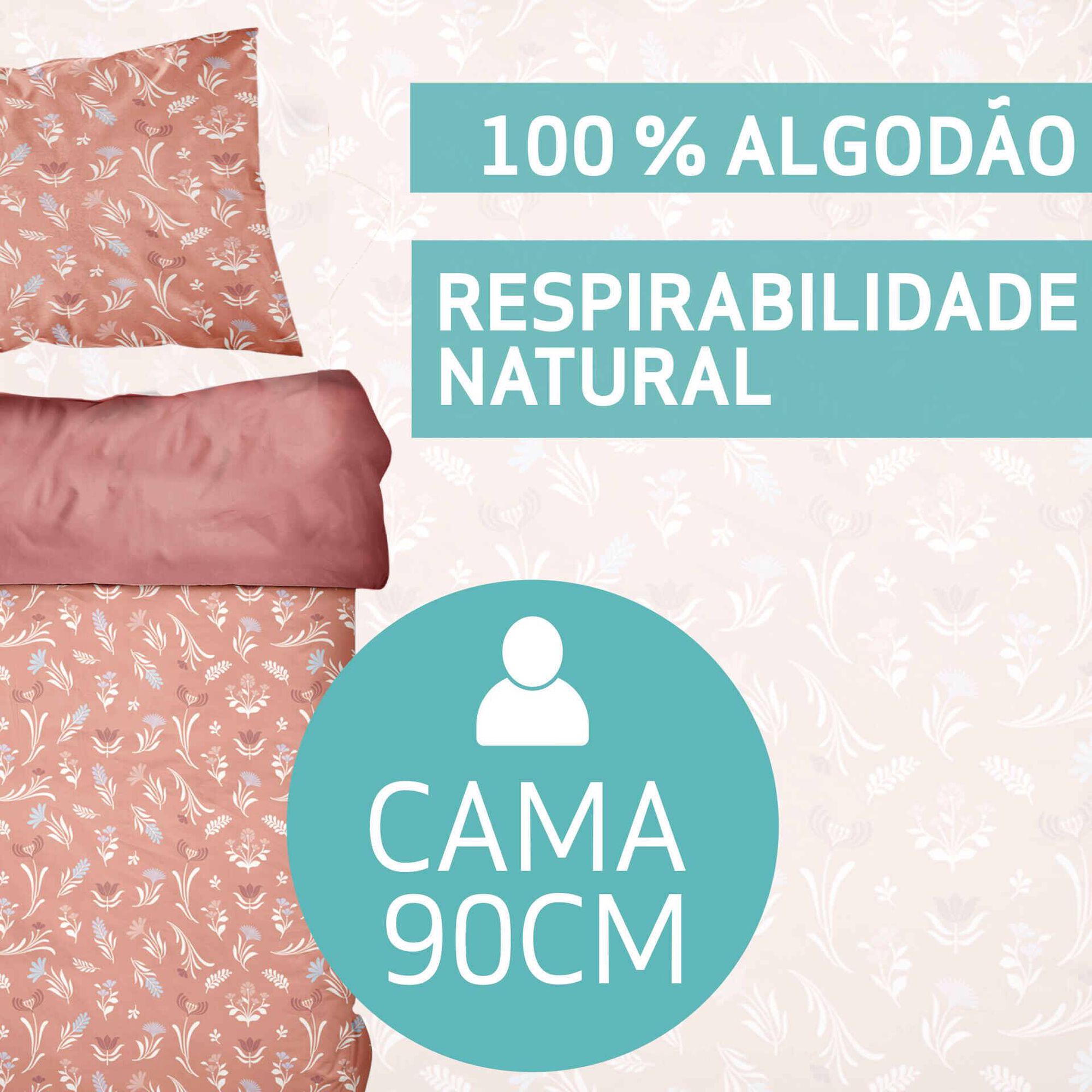 Conjunto Capa Edredão Algodão Plantópia