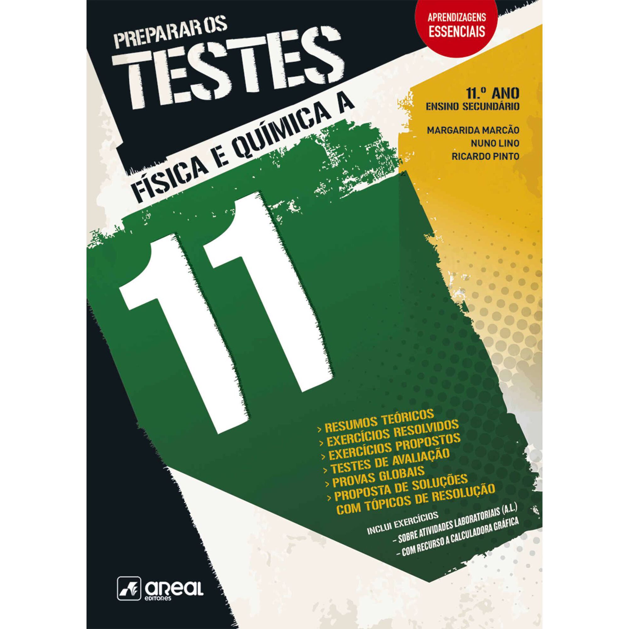 Preparar os Testes - F&iacute;sica-Qu&iacute;mica A - 11&ordm; Ano