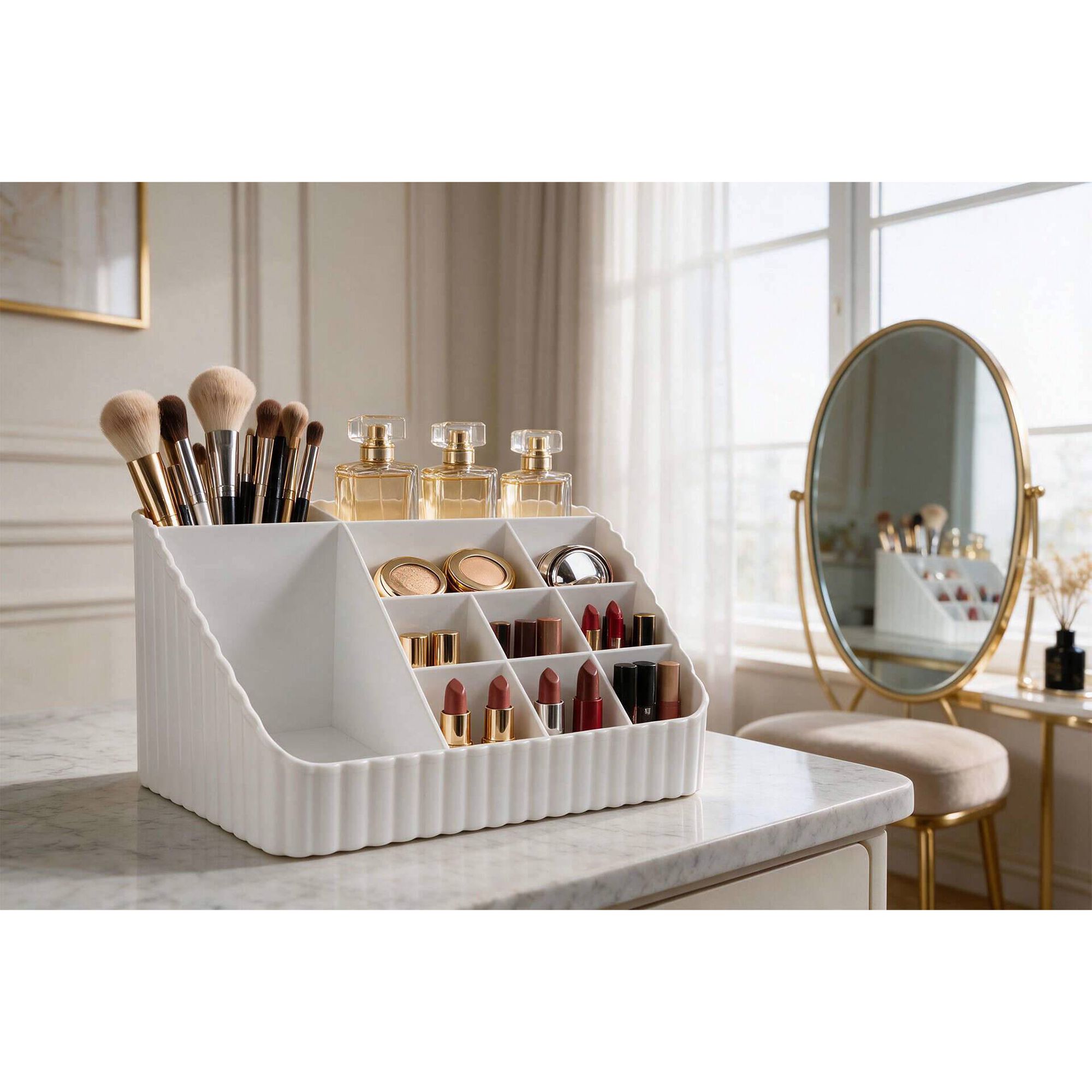 Organizador Modular WC Branco Kasa