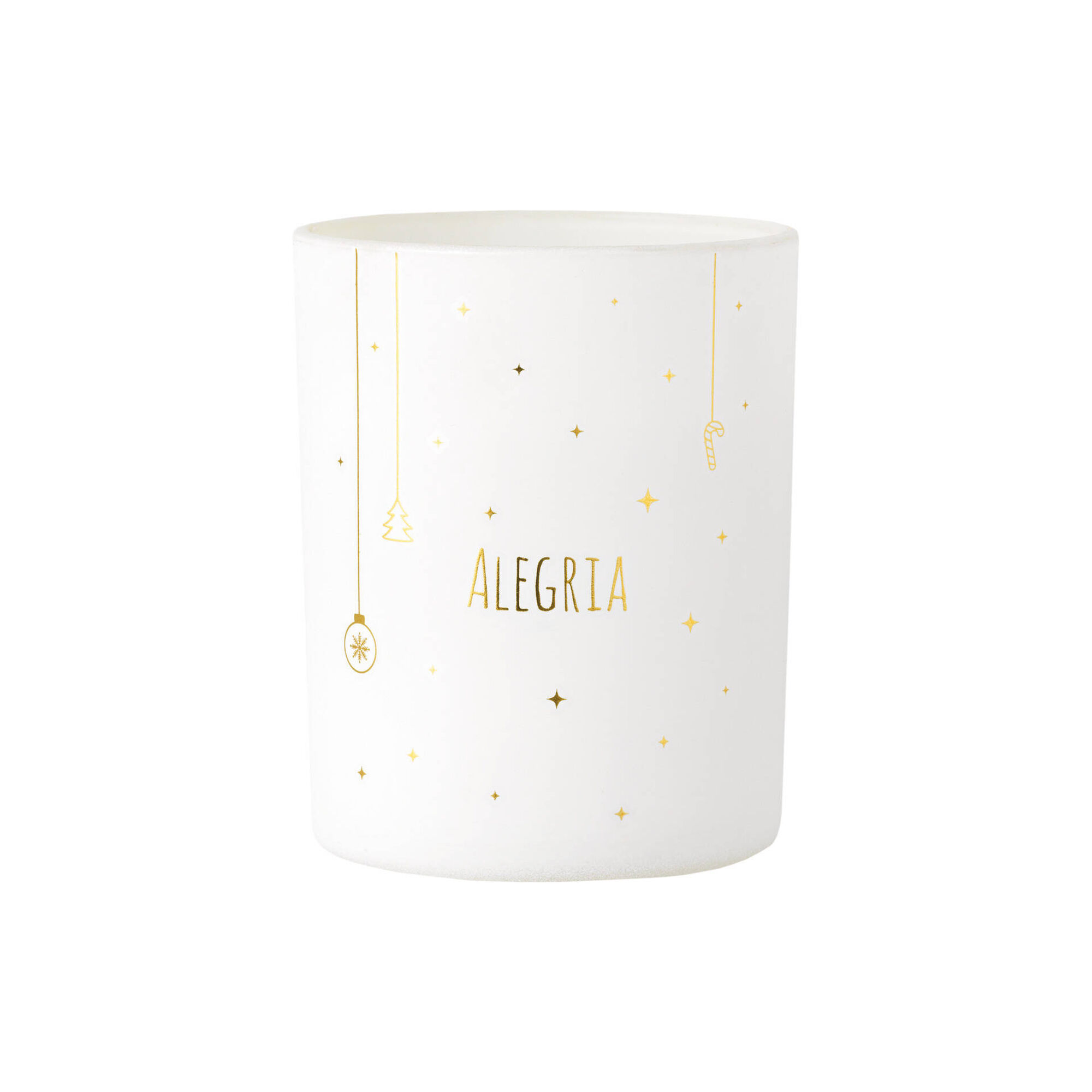 Vela em Copo 165g Branca Alegria