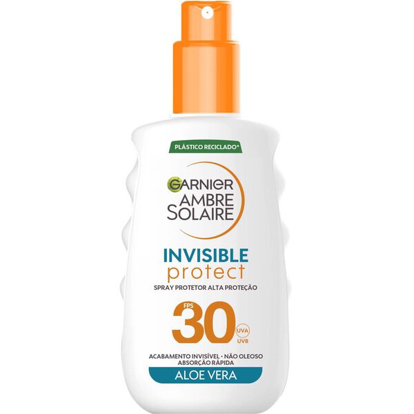 Protetor Solar Spray Invisible Protect FPS 30 Garnier Ambre Solaire