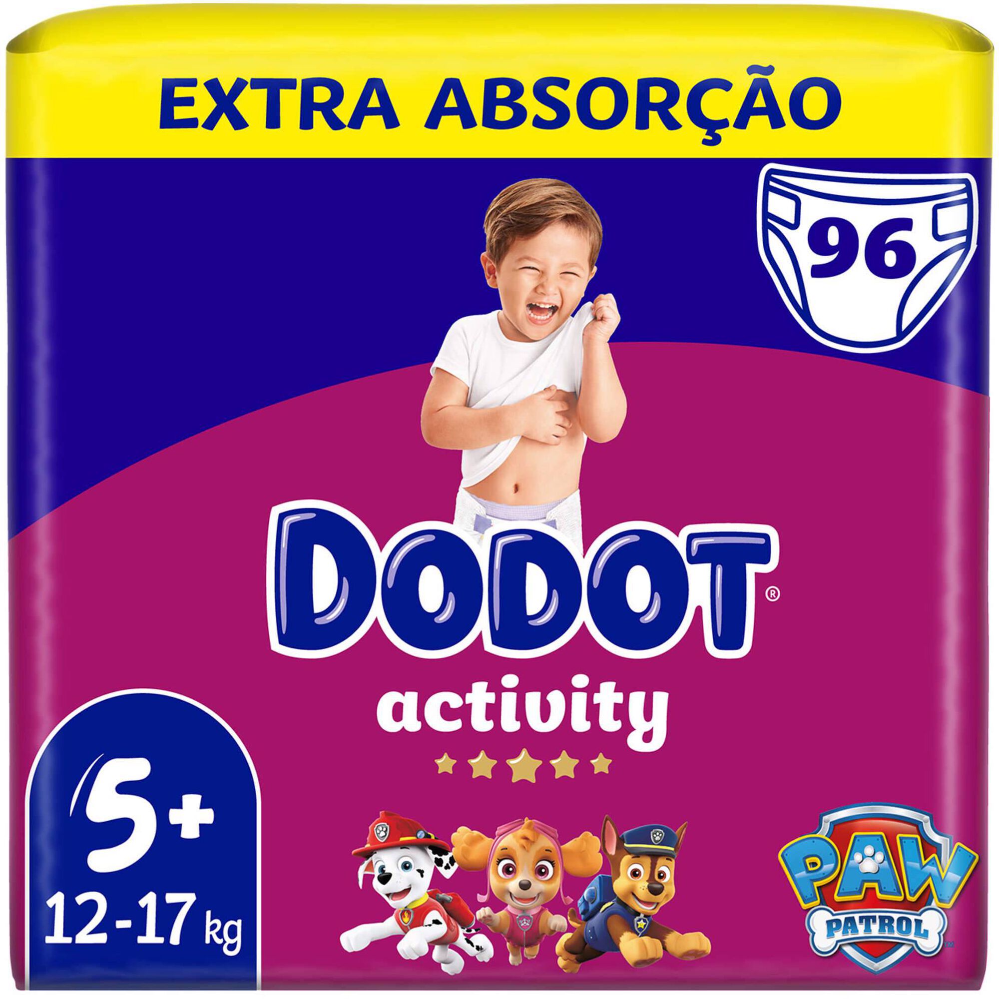 Fraldas Activity Extra 12-17kg T5+