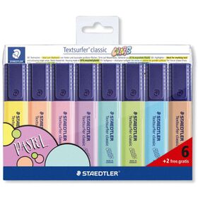 Sublinhador de Tinta Fluorescente Textsurfer Pastel Staedtler