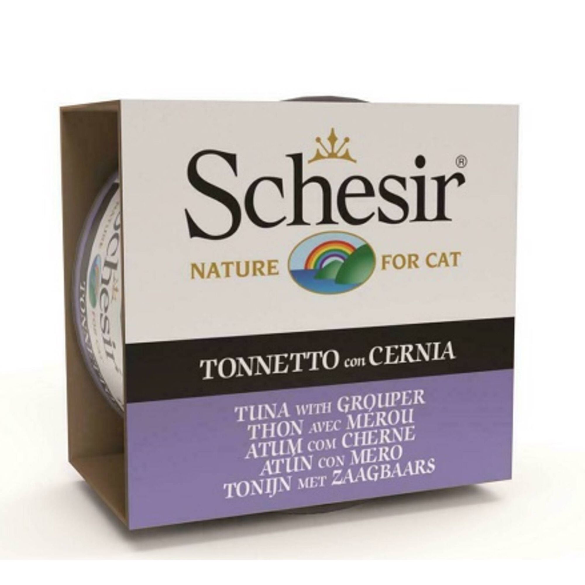 Comida Húmida para Gato Adulto Atum e Cherne Lata Comida Húmida para Gato Adulto Atum e Cherne Lata