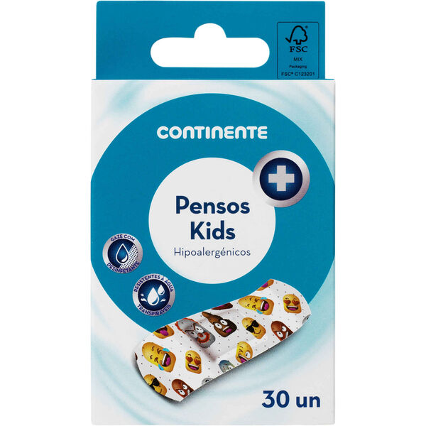 Pensos Rápidos Kids Hipoalergénicos Continente