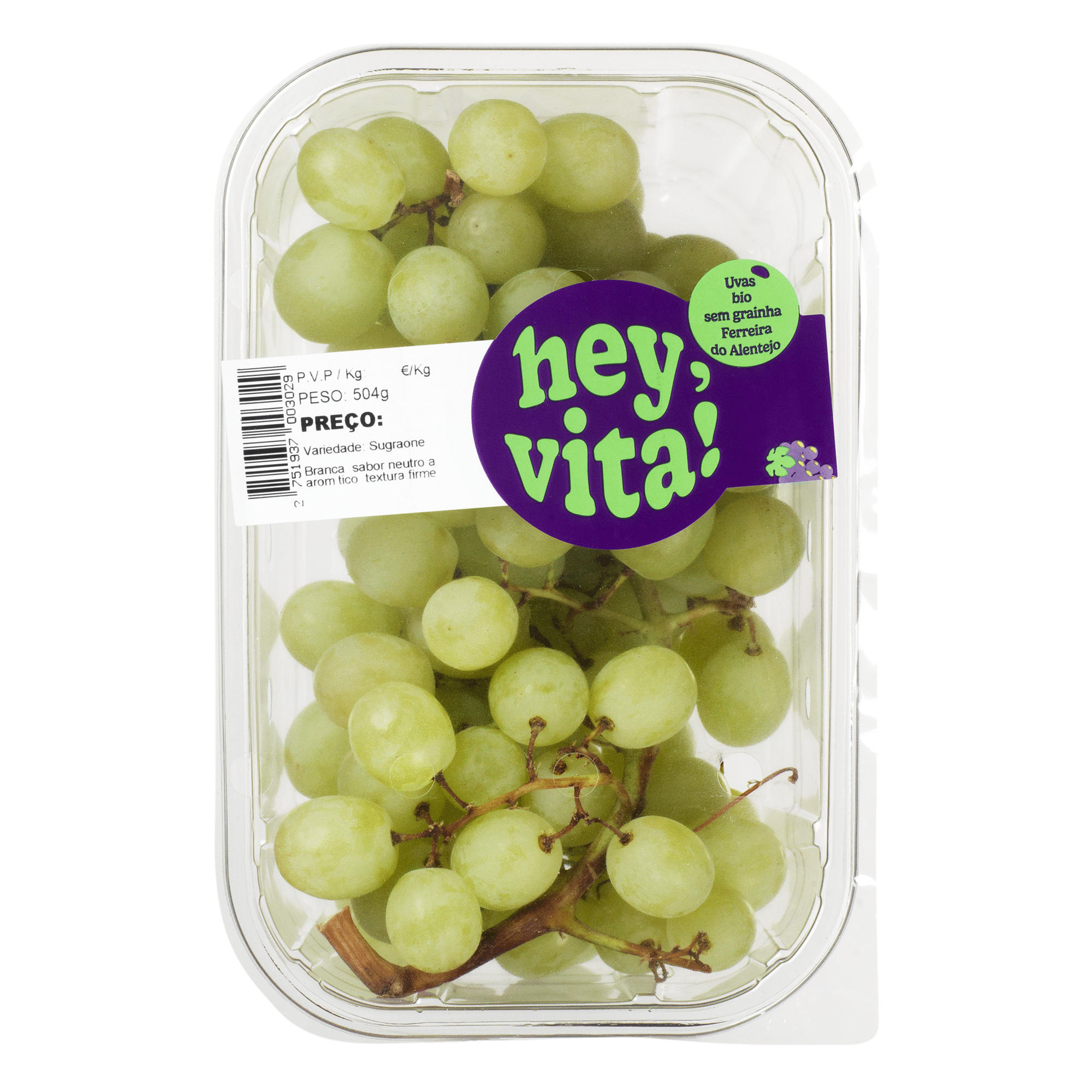 Uva Branca sem Grainha Biológica