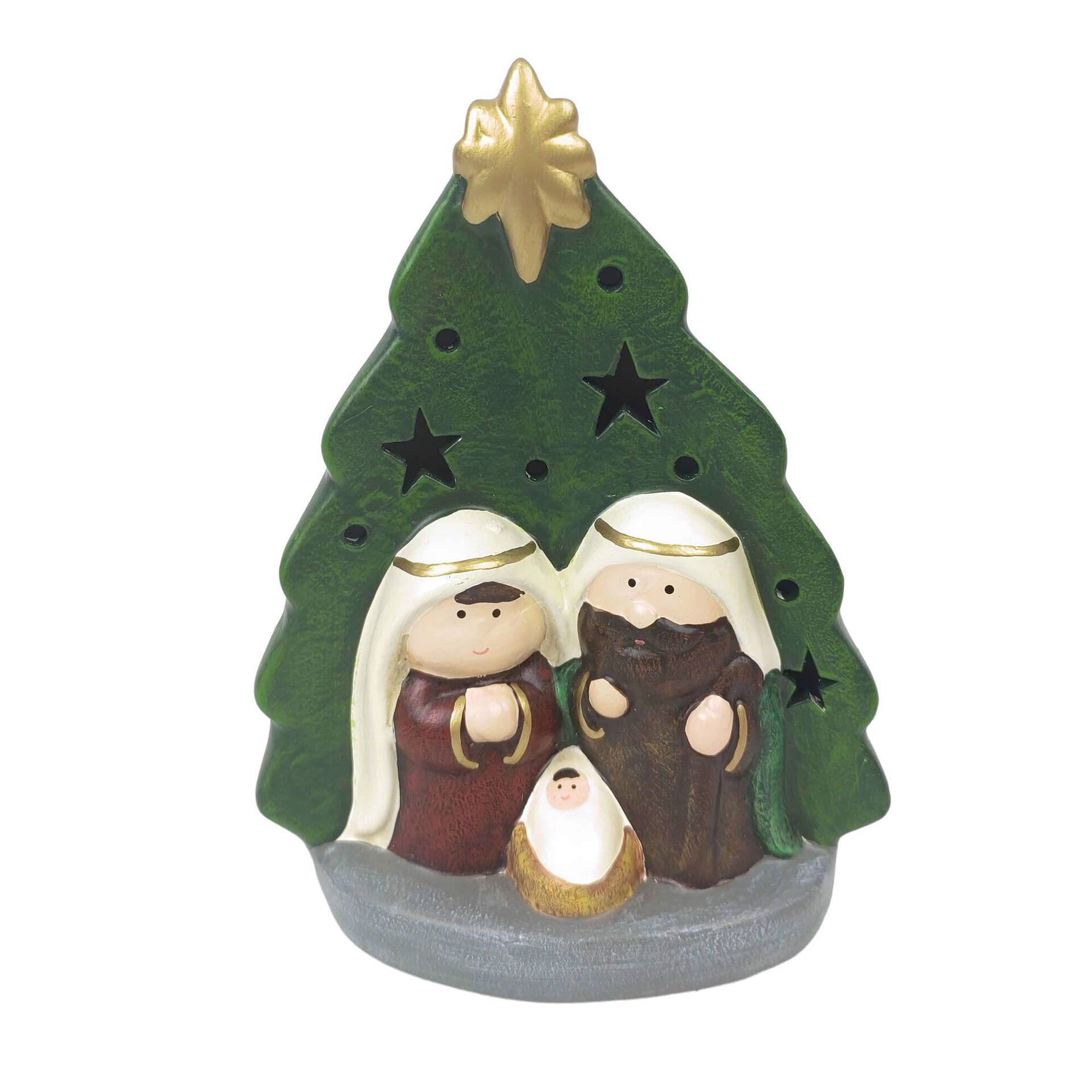 Presépio Formato Árvore 16cm