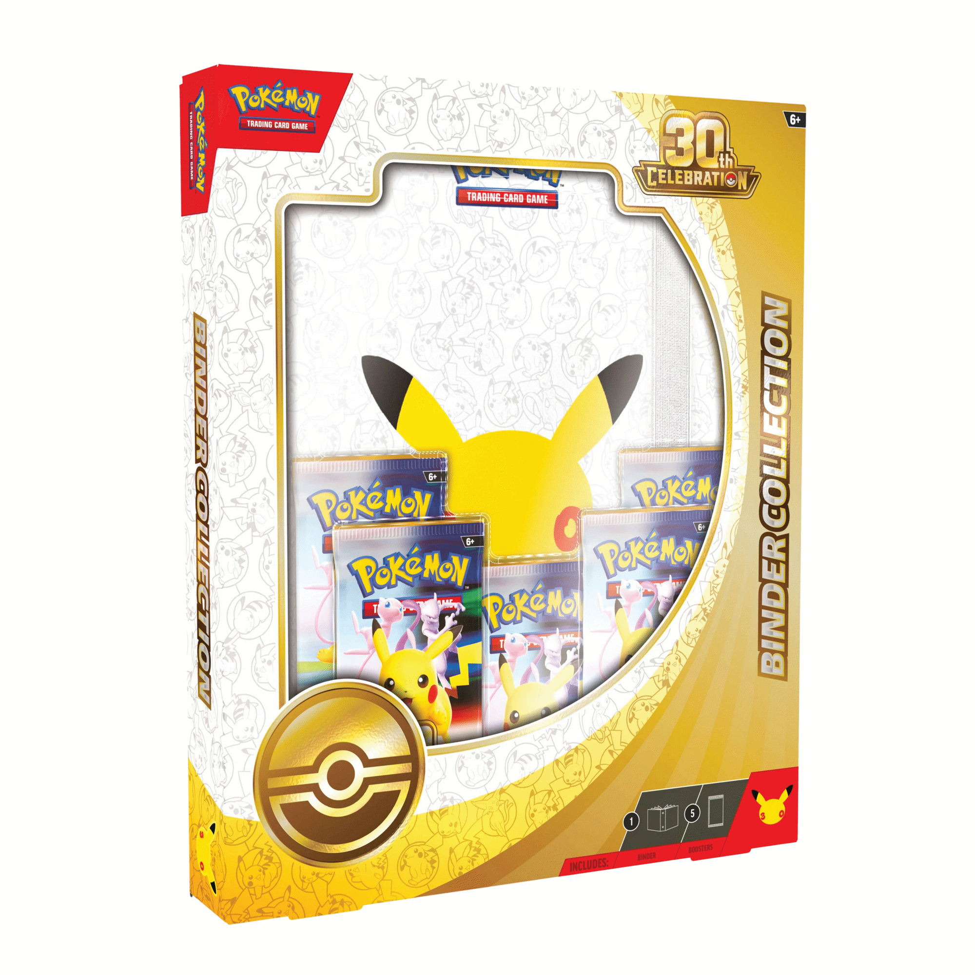 Pok&eacute;mon - Cartas TCG: Binder Collection 30 Anos
