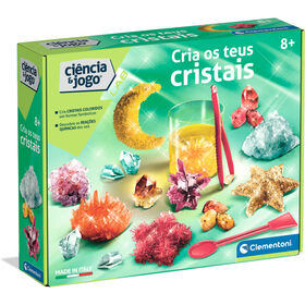 Clementoni - Kit Ci&ecirc;ncia & Jogo Cria os Teus Cristais