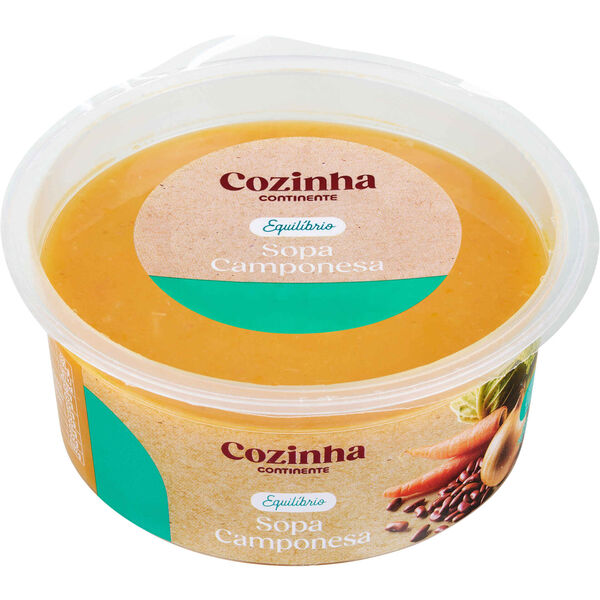 Sopa Camponesa com Legumes Frescos Cozinha Continente