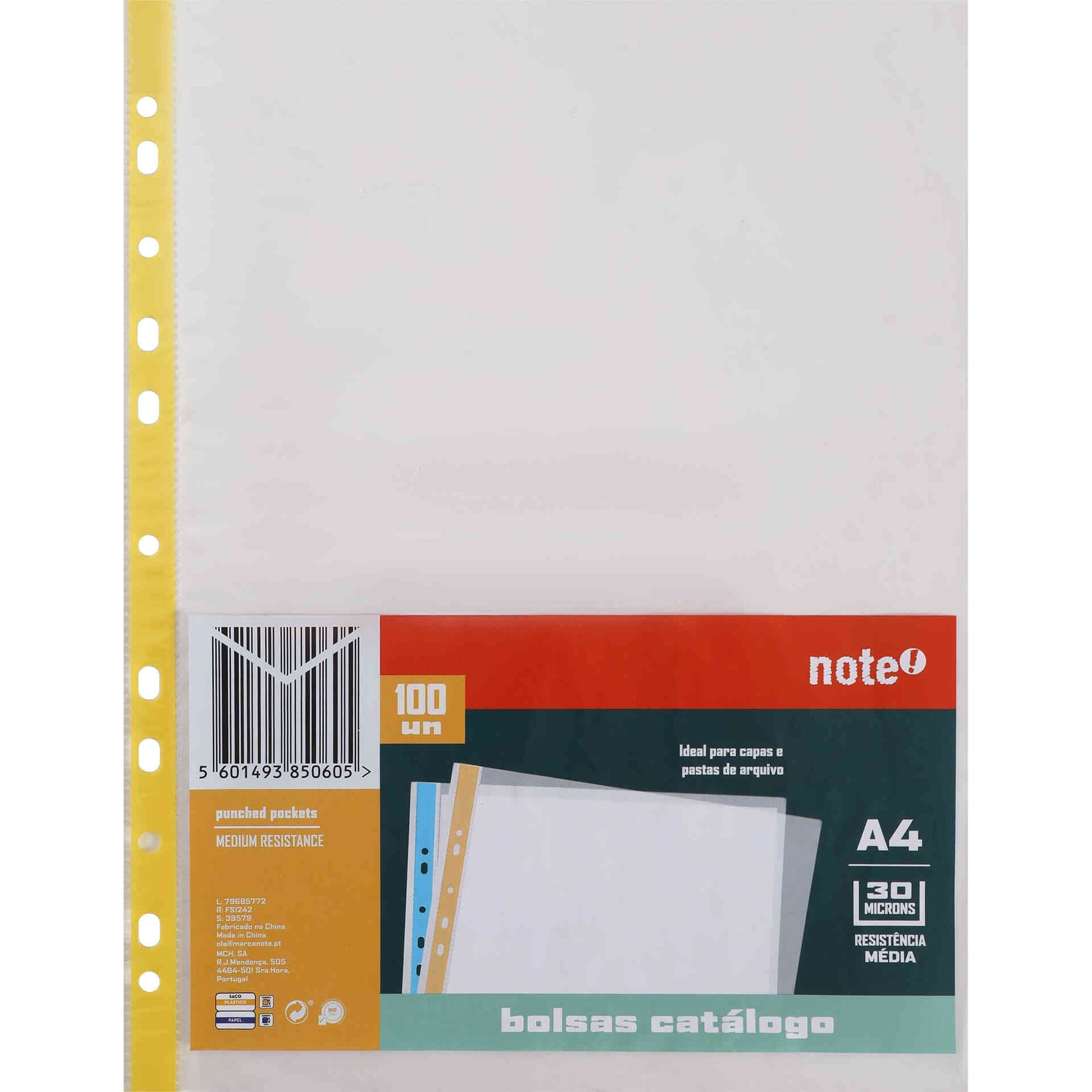 Conjunto 100 Bolsas Cat&aacute;logo A4 Color Note!