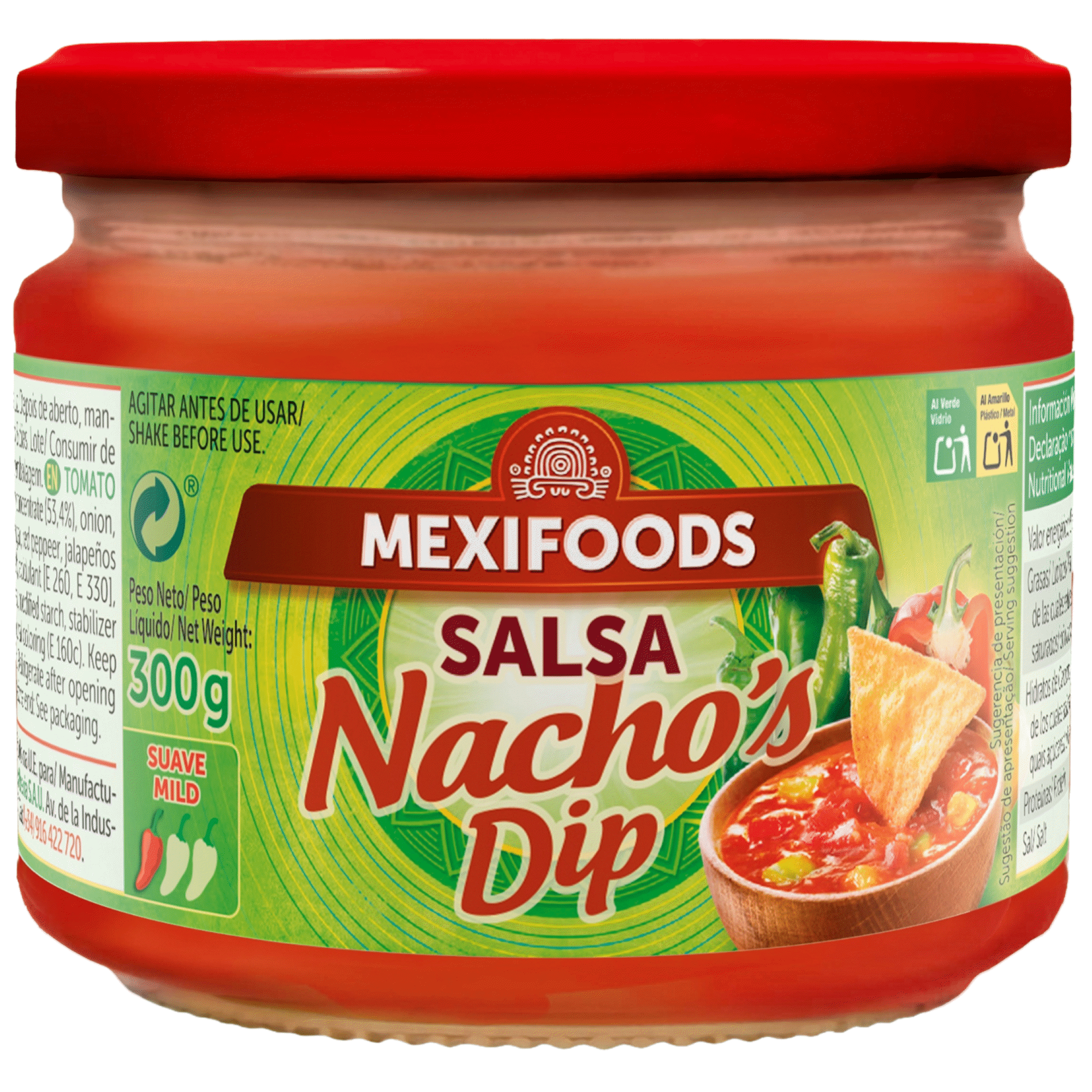 Molho Salsa Nacho's Dip Mexifoods
