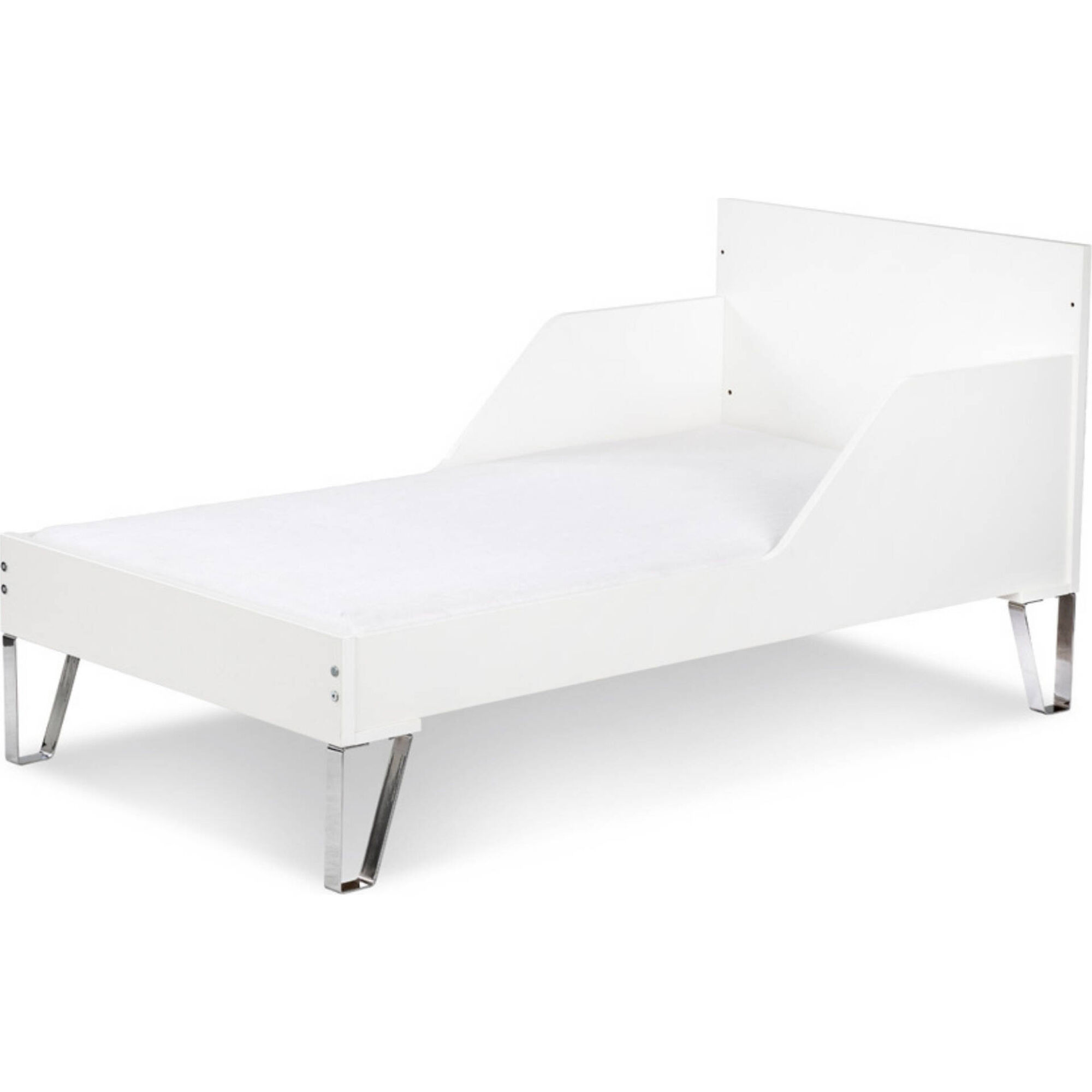 Cama de Grades Evolutiva Madeira 140x70cm Branco Blanka Cama de Grades Evolutiva Madeira 140x70cm Branco Blanka