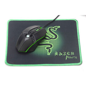 Conjunto Gaming Rato e Tapete Razer Bazar&atilde;o