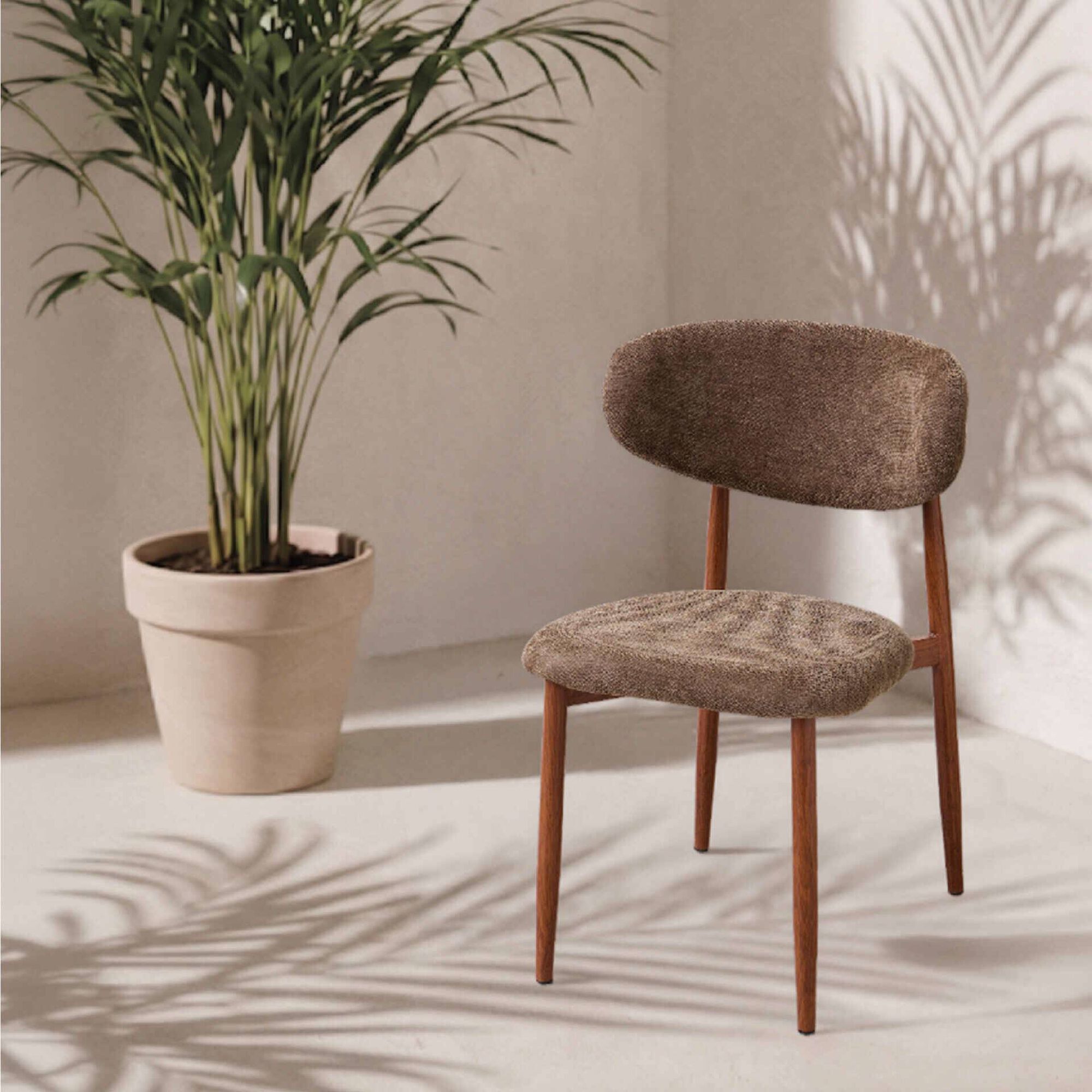 Cadeira Taupe Siena Kasa
