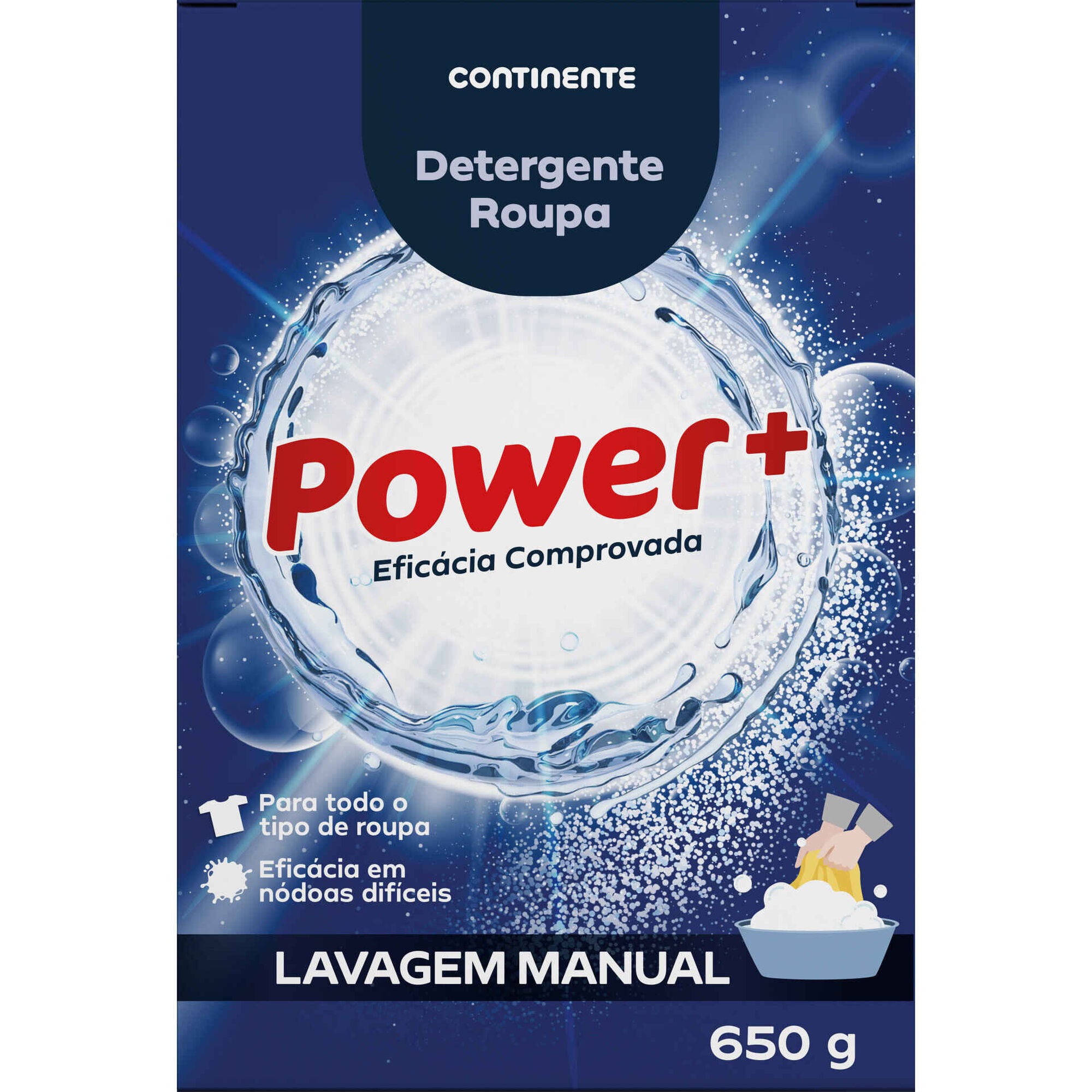 Detergente Manual Roupa Pó Power+
