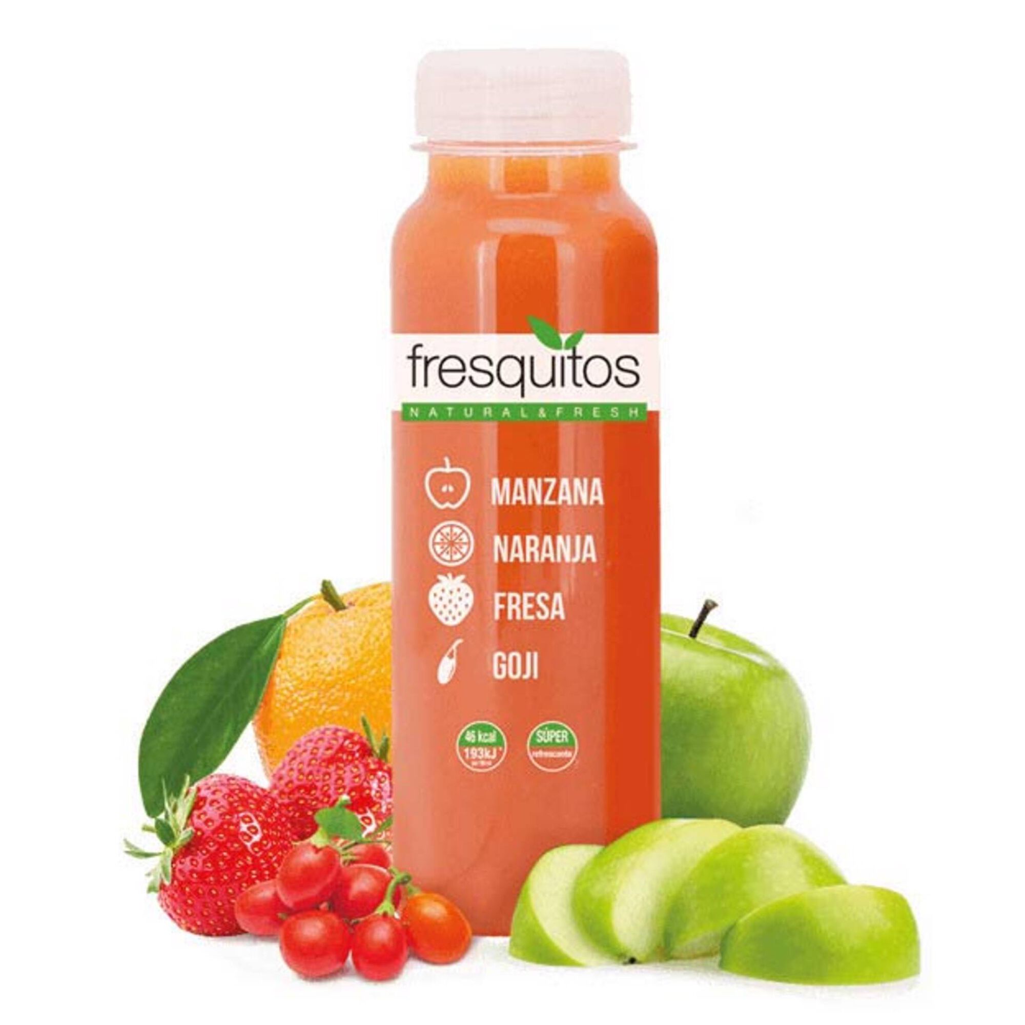 Sumo de Maçã, Laranja, Morango e Goji Sumo de Maçã, Laranja, Morango e Goji