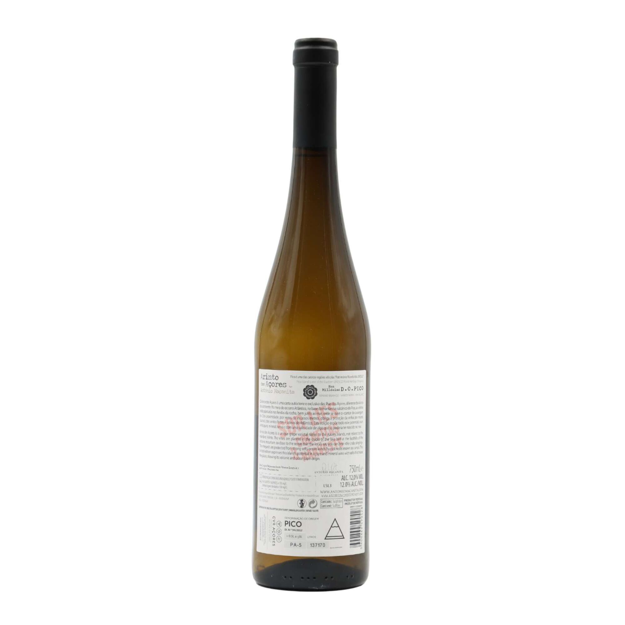 Azores Wine Company Arinto 3 Harvests Vinho Branco A&ccedil;ores