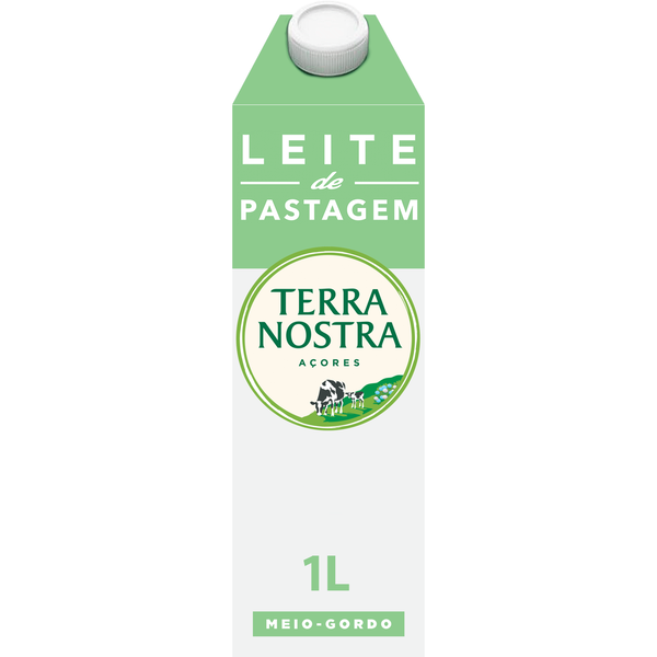 Leite Meio Gordo Pastagem Terra Nostra
