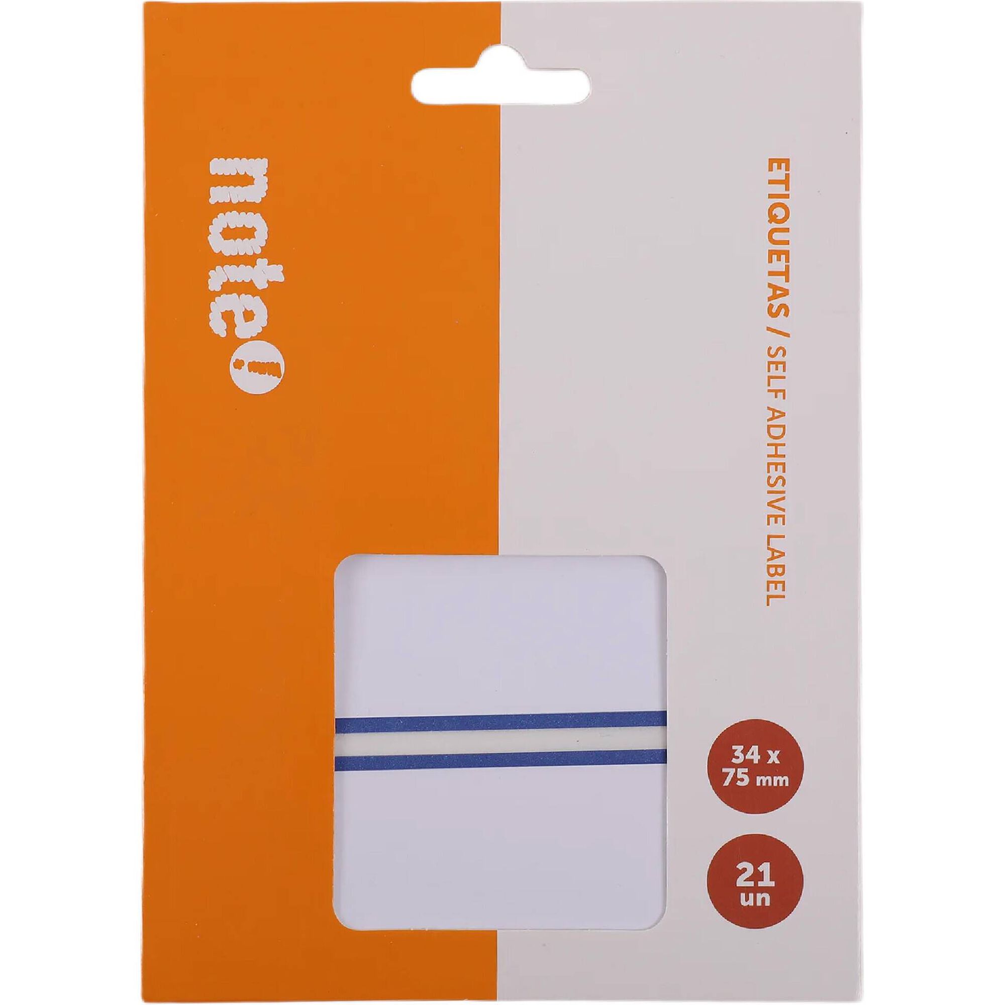 Etiquetas Adesivas Azul 34x75mm