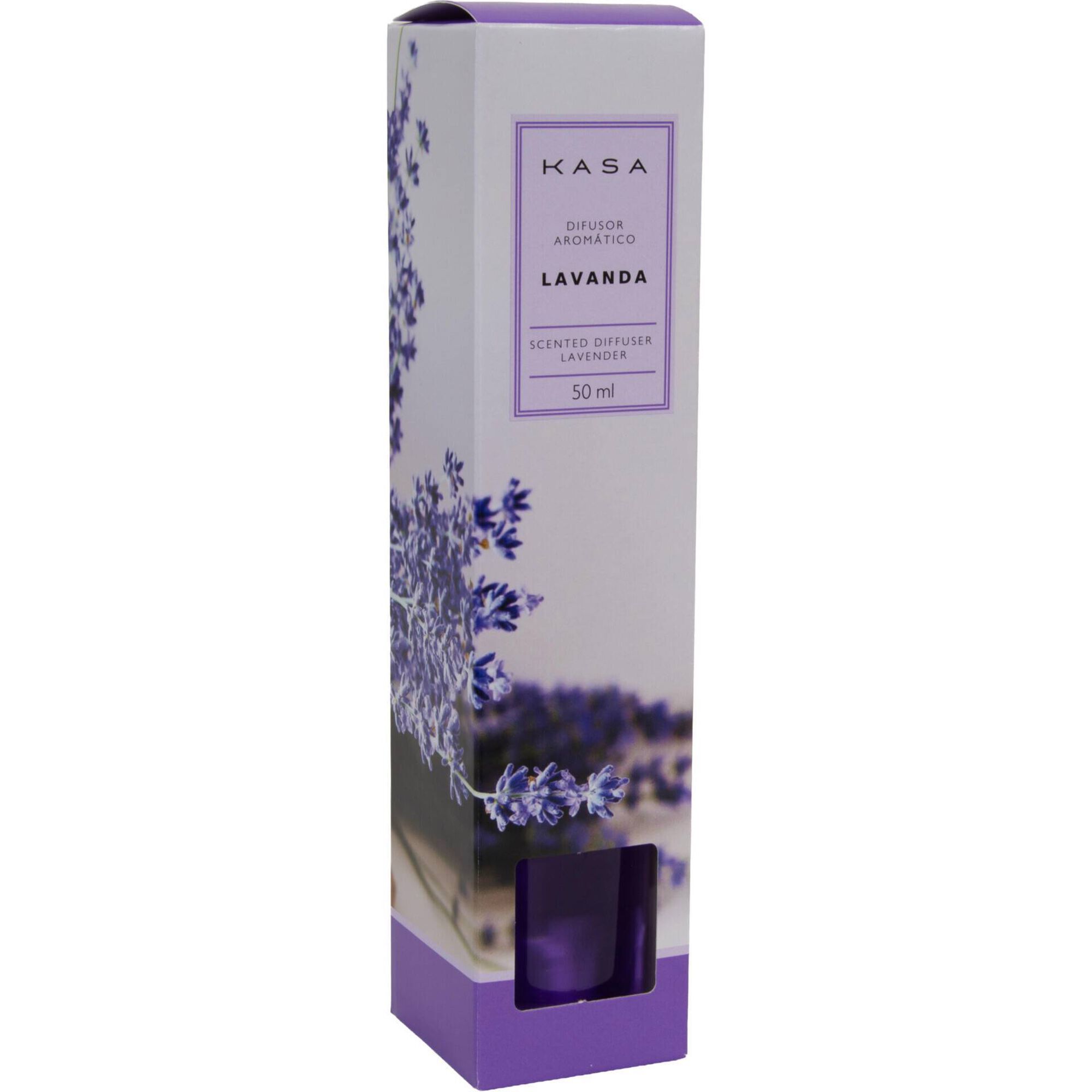 Difusor Arom&aacute;tico 50ml Lavanda Kasa