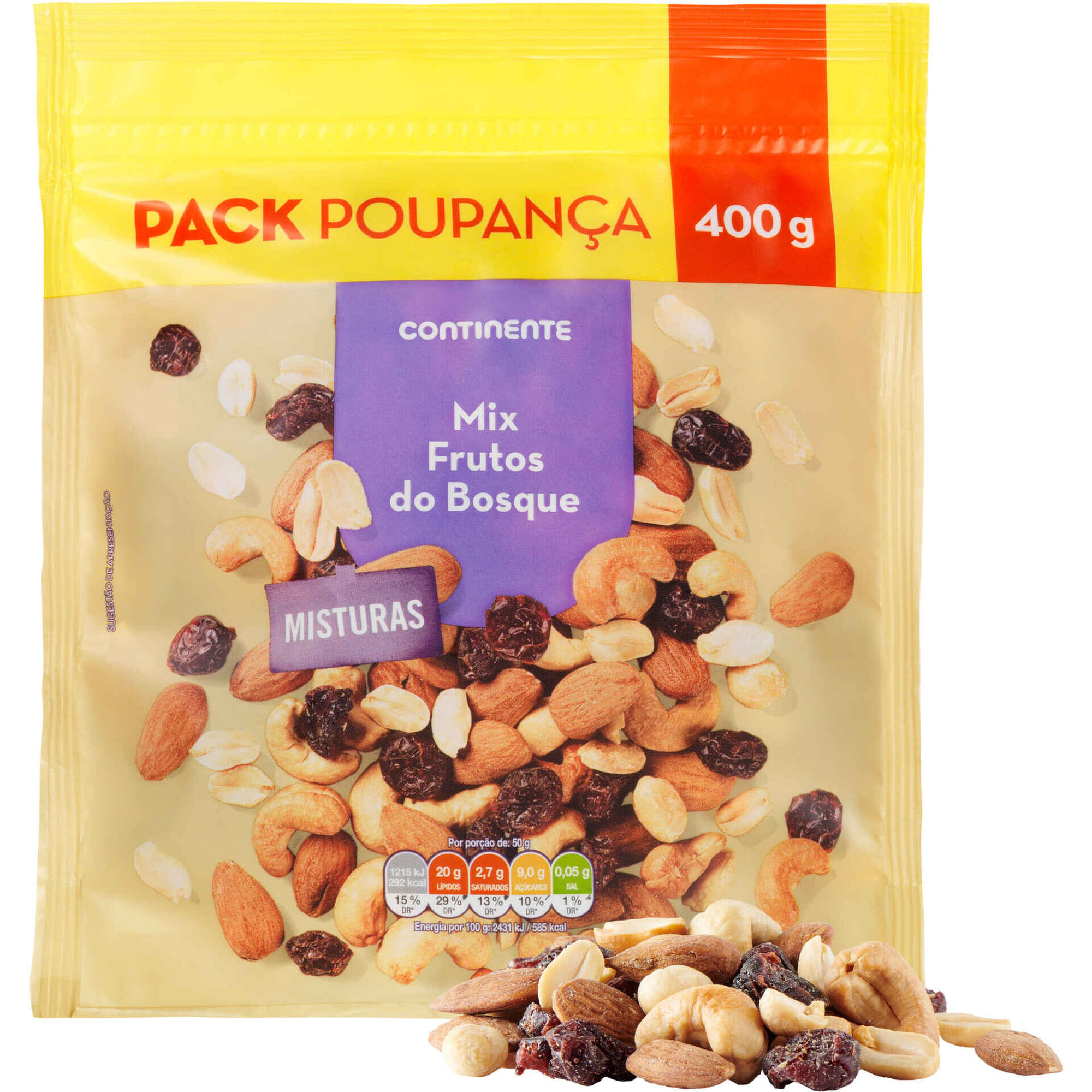 Mistura de Frutos do Bosque Pack Poupan&ccedil;a