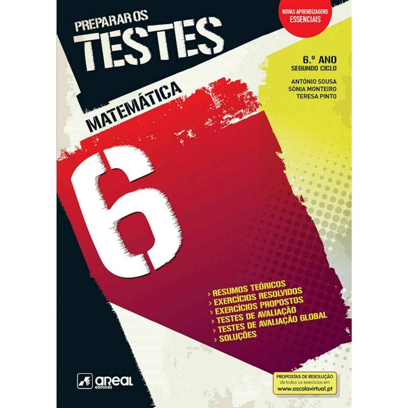 Preparar os Testes - Matemática - 6.º Ano de António Sousa, Sónia Monteiro e Teresa Pinto