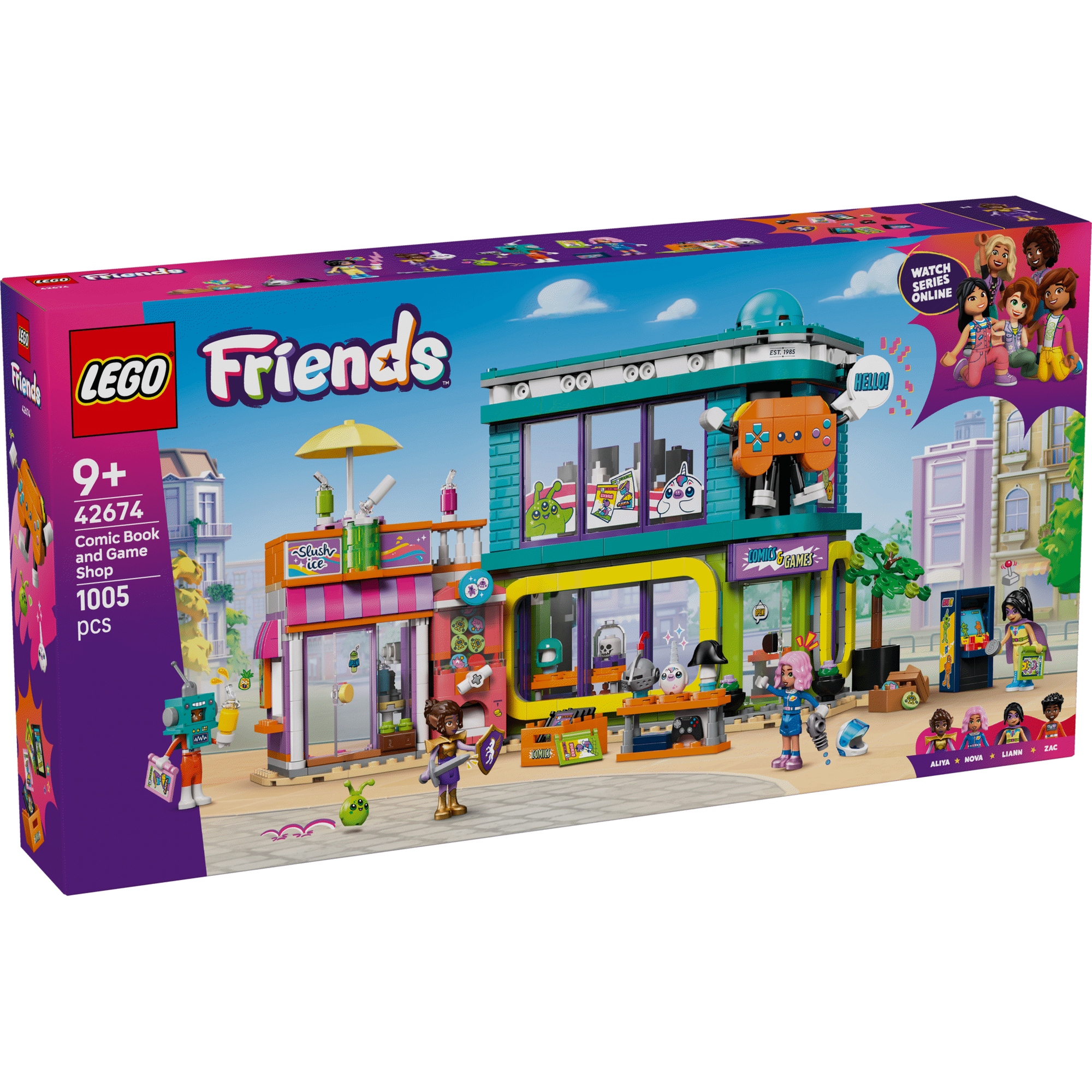 LEGO Friends - Loja de Bandas Desenhadas e Jogos - 42674