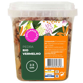 Pedras Decorativas Rio Vermelho 2-3 cm
