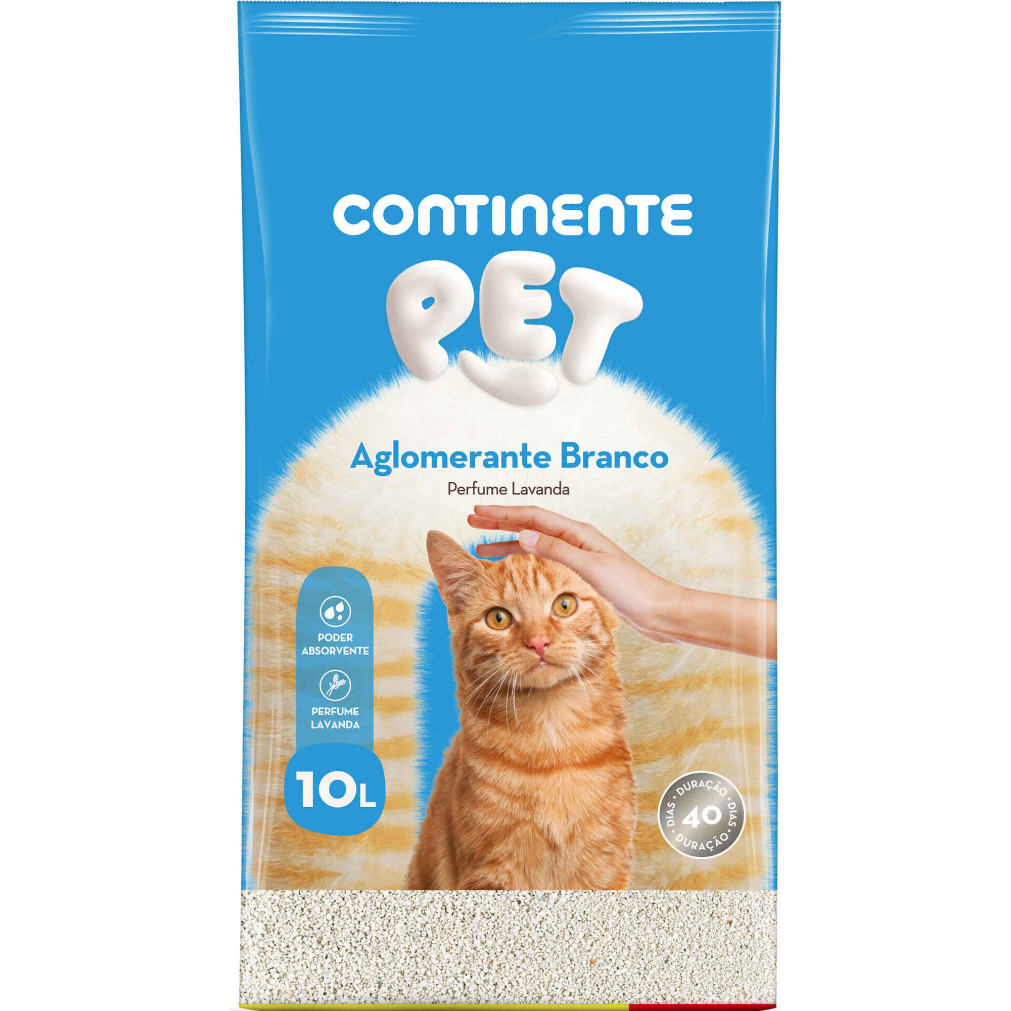 Areia Absorvente Aglomerante Perfumado Talco Pack Poupança