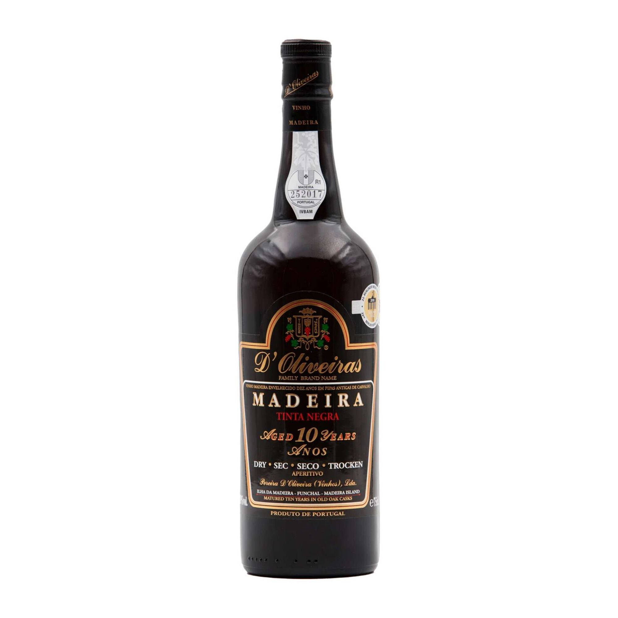 D'Oliveiras Seco 10 Anos Vinho da Madeira Dry