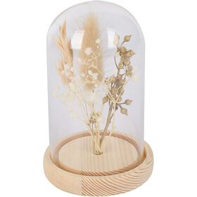 Globo 11cm Flores Brancas